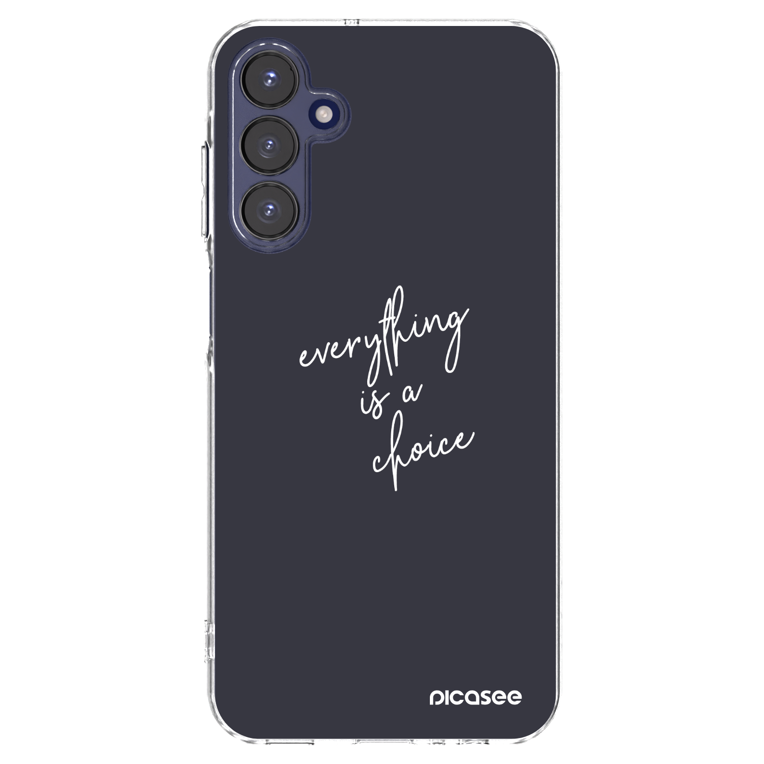 Picasee silikonska prozirna maskica za Samsung Galaxy A15 A155F 4G - Everything is a choice