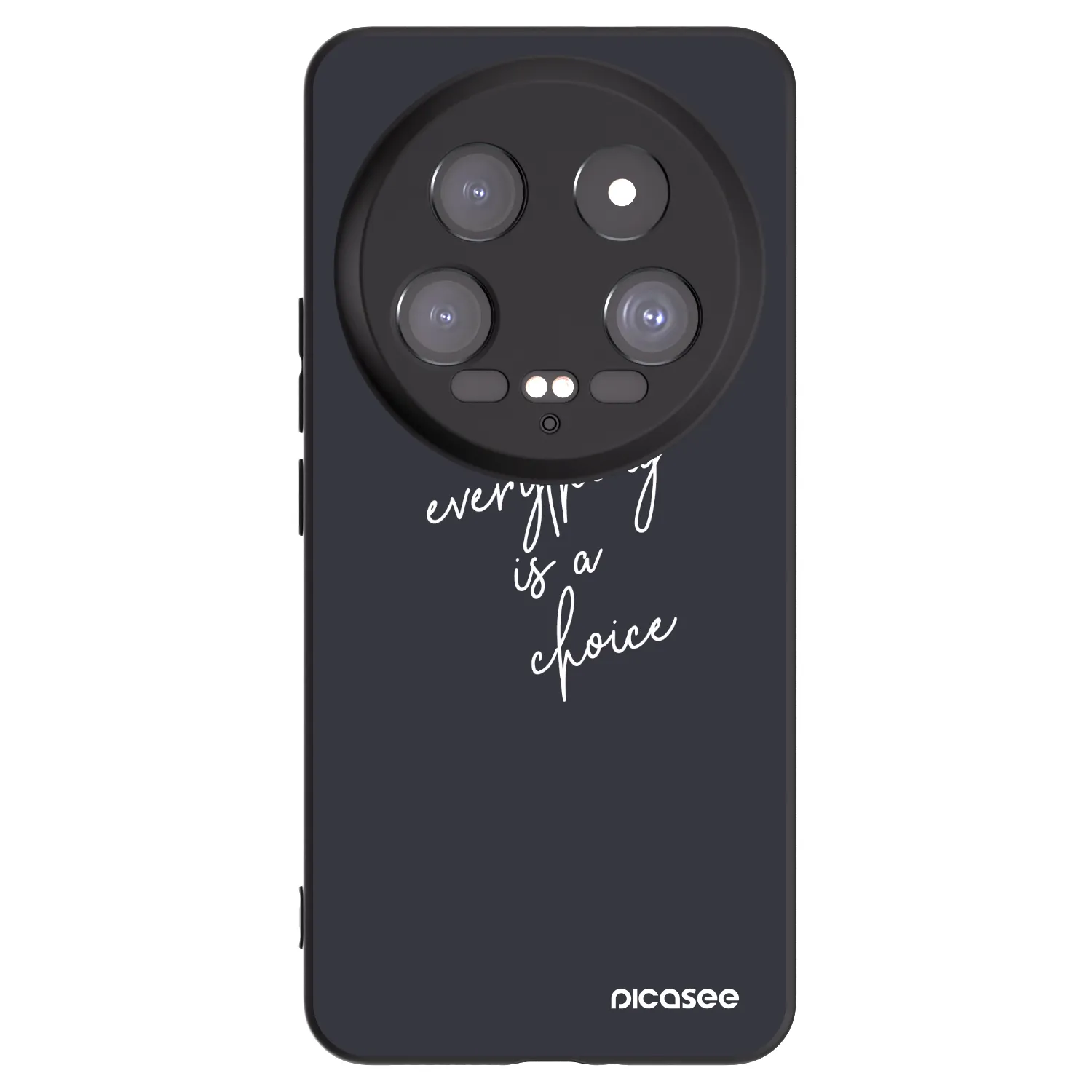 Picasee crna silikonska maskica za Xiaomi 14 Ultra - Everything is a choice