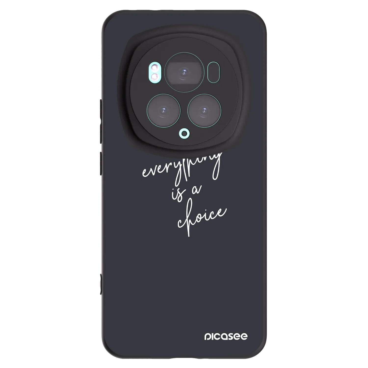 Picasee crna silikonska maskica za Honor Magic6 Pro - Everything is a choice