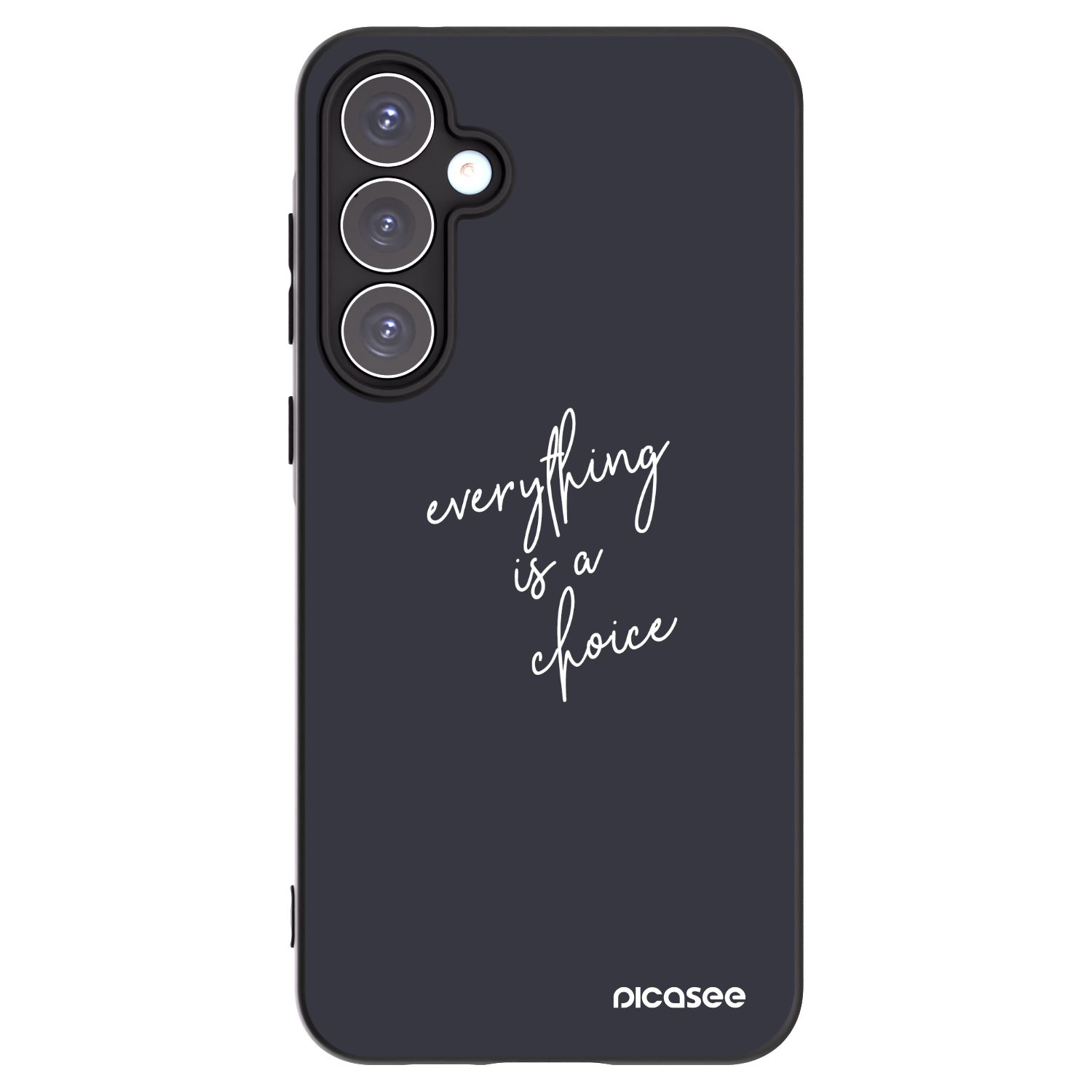 Picasee crna silikonska maskica za Samsung Galaxy A55 5G A556B - Everything is a choice