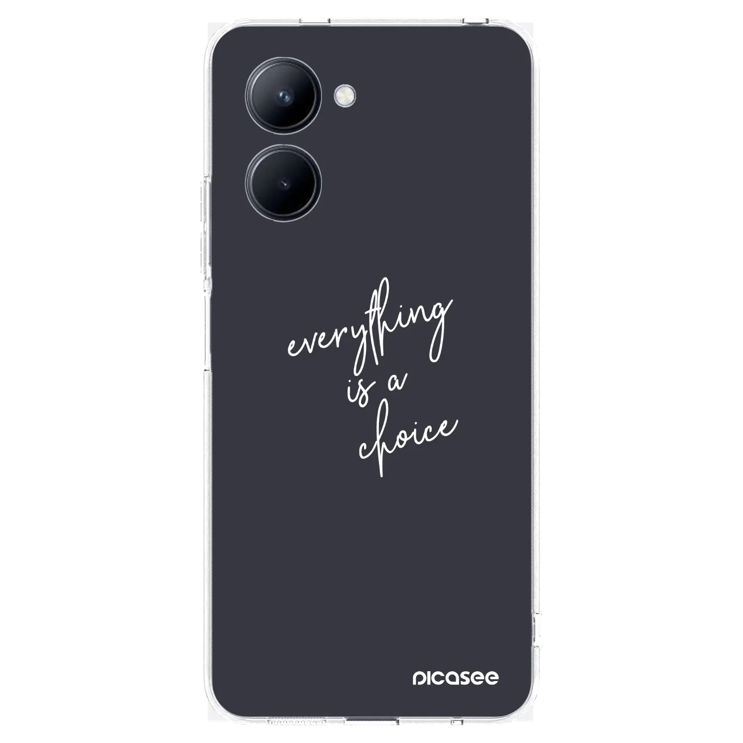 Picasee silikonska prozirna maskica za Realme C33 (2023) - Everything is a choice