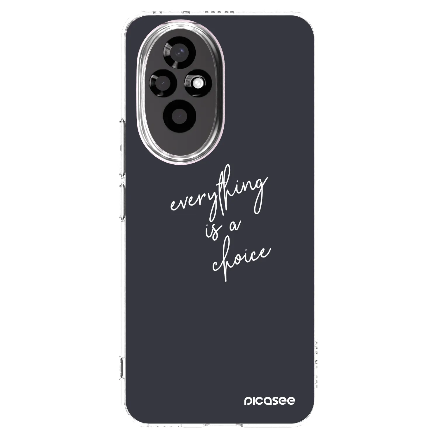 Picasee silikonska prozirna maskica za Honor 200 Pro 5G - Everything is a choice