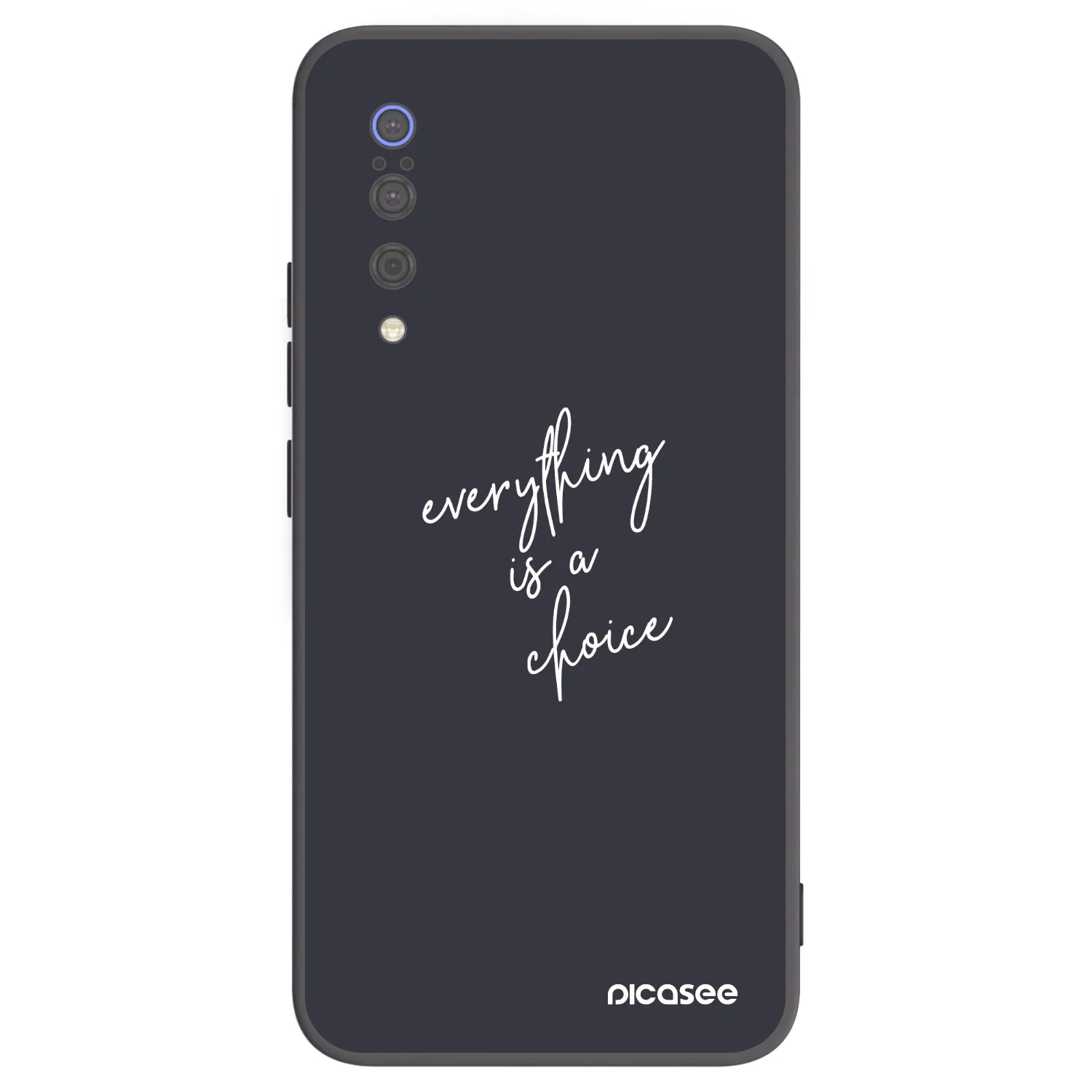 Picasee crna silikonska maskica za Xiaomi Mi 9 - Everything is a choice