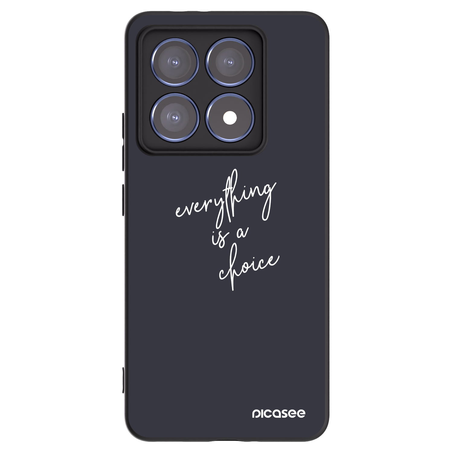 Picasee crna silikonska maskica za Xiaomi 14T Pro - Everything is a choice