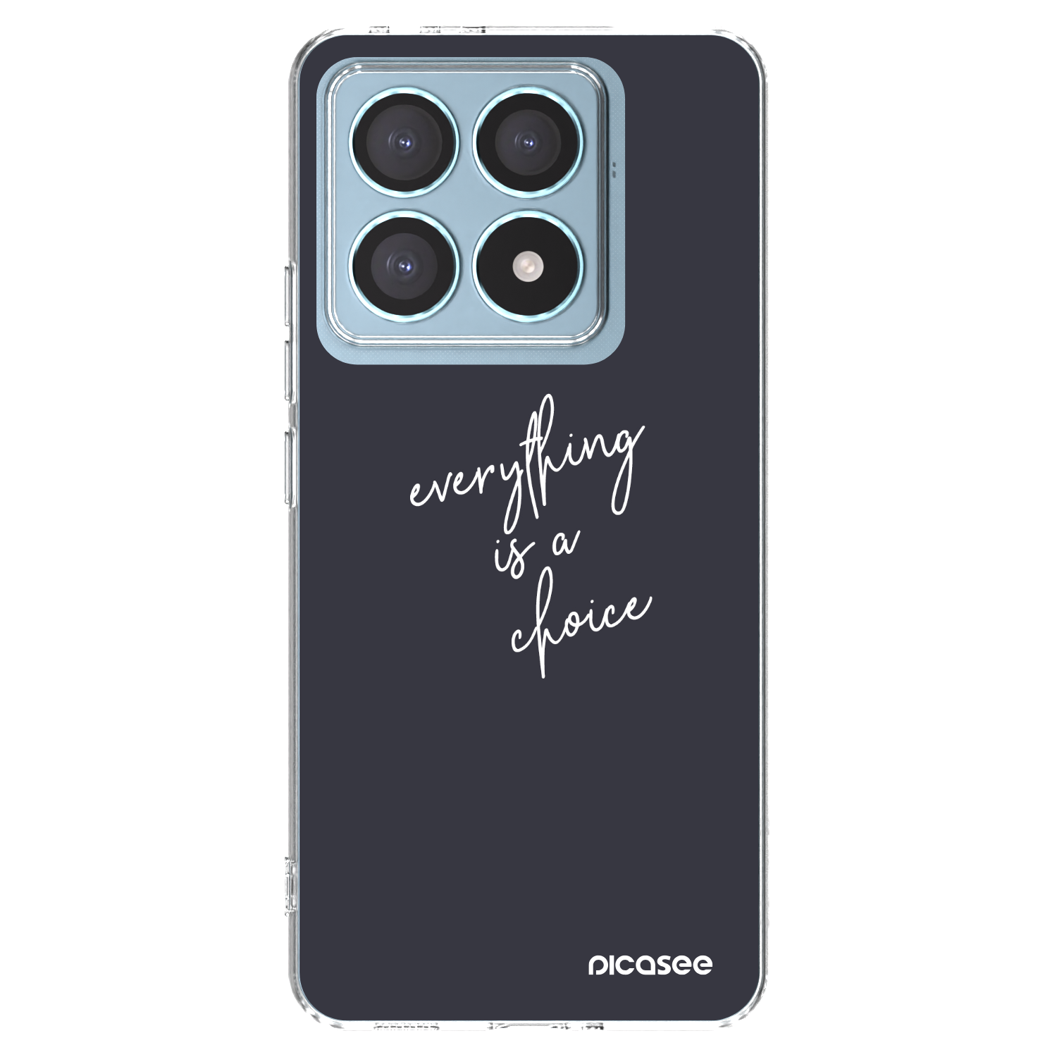 Picasee silikonska prozirna maskica za Xiaomi 14T Pro - Everything is a choice