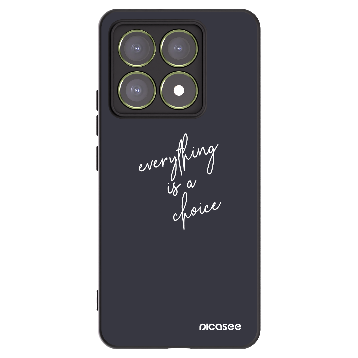 Picasee crna silikonska maskica za Xiaomi 14T - Everything is a choice