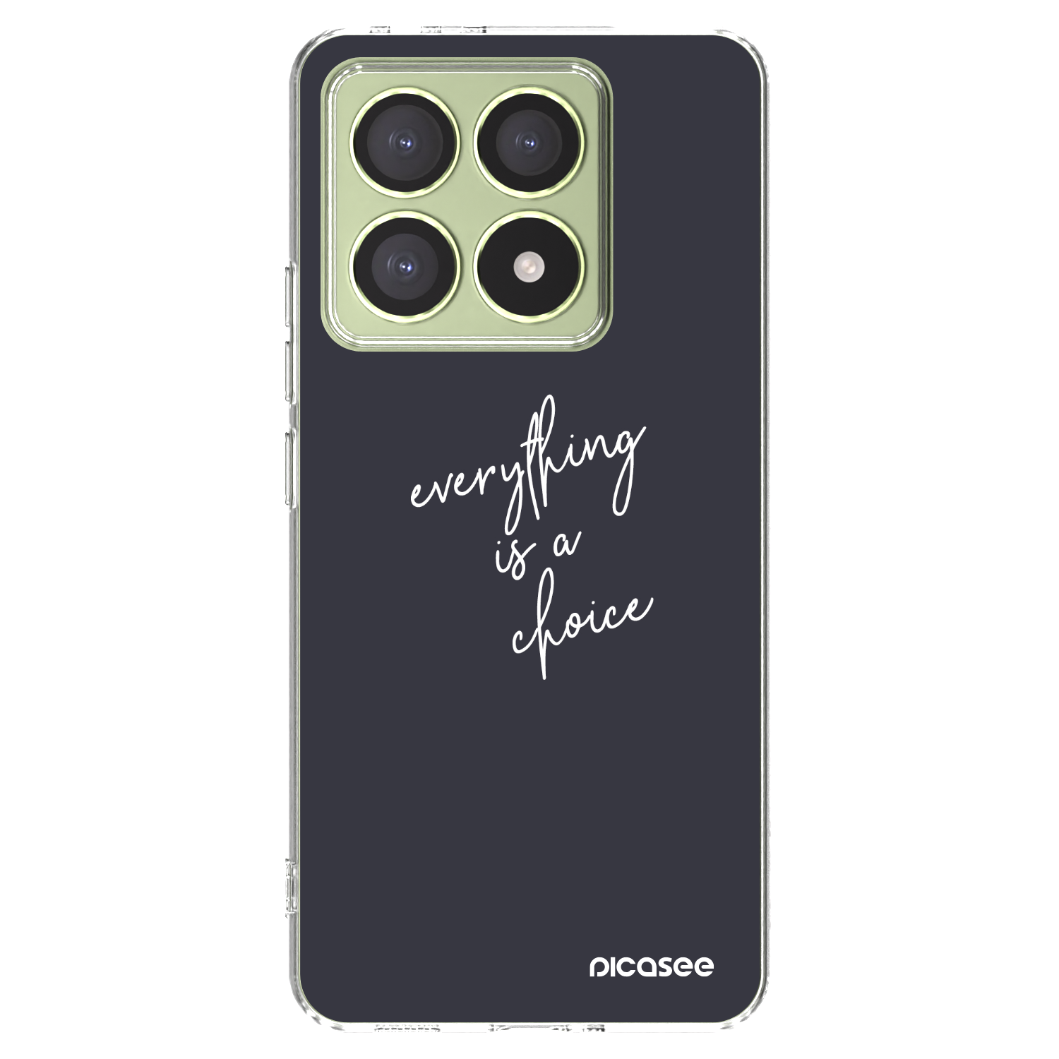 Picasee silikonska prozirna maskica za Xiaomi 14T - Everything is a choice