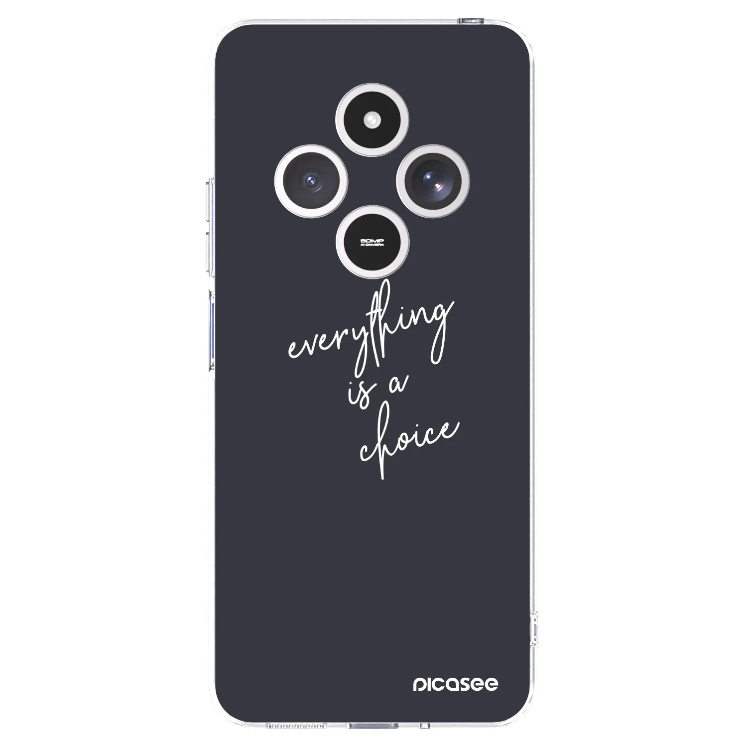 Picasee silikonska prozirna maskica za Xiaomi Redmi 14C - Everything is a choice