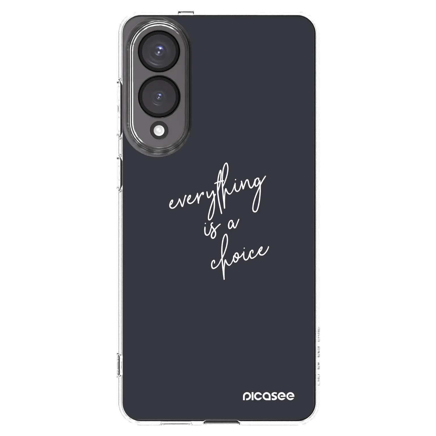 Picasee silikonska prozirna maskica za Samsung Galaxy S25 Edge 5G - Everything is a choice