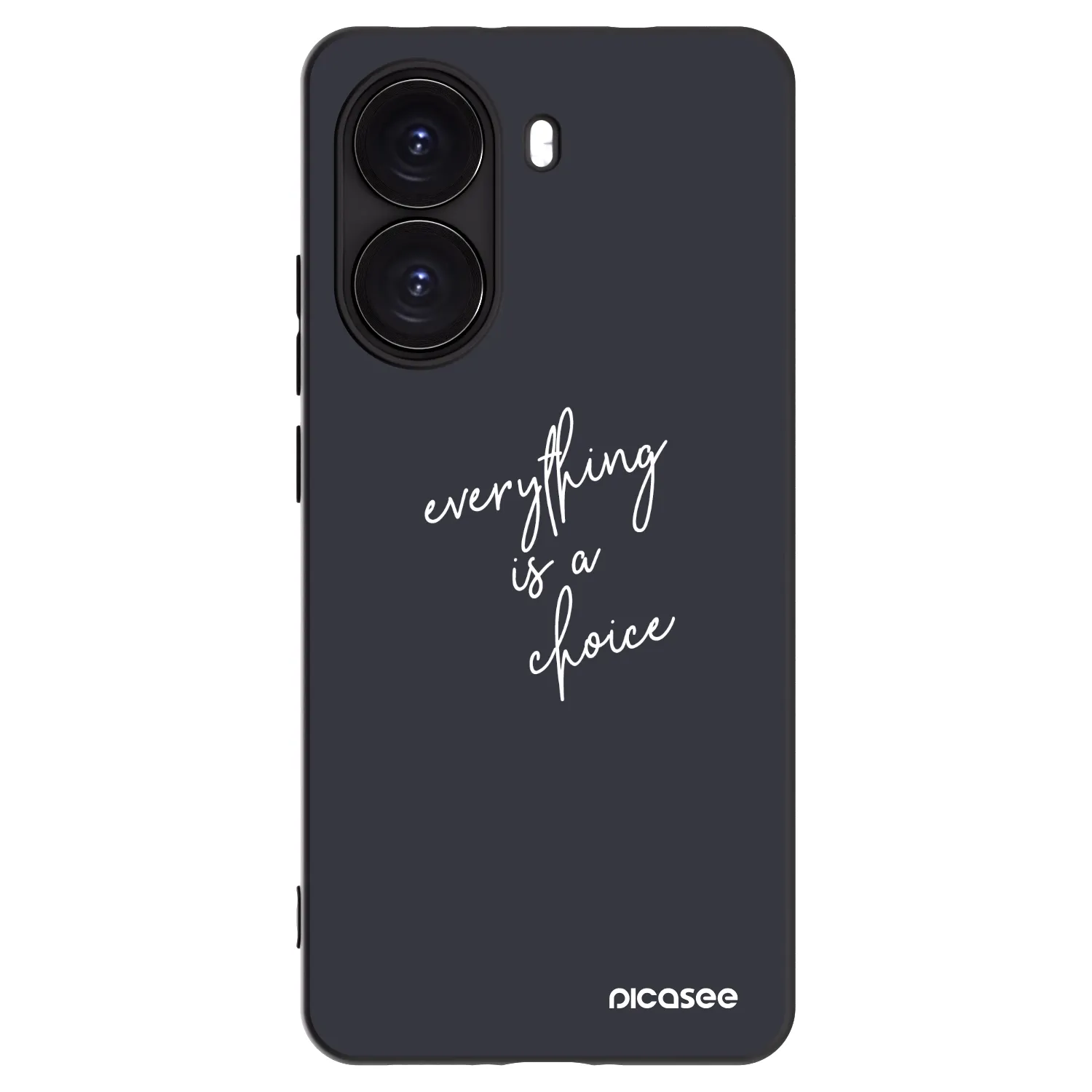Picasee crna silikonska maskica za Xiaomi Poco X7 Pro 5G - Everything is a choice