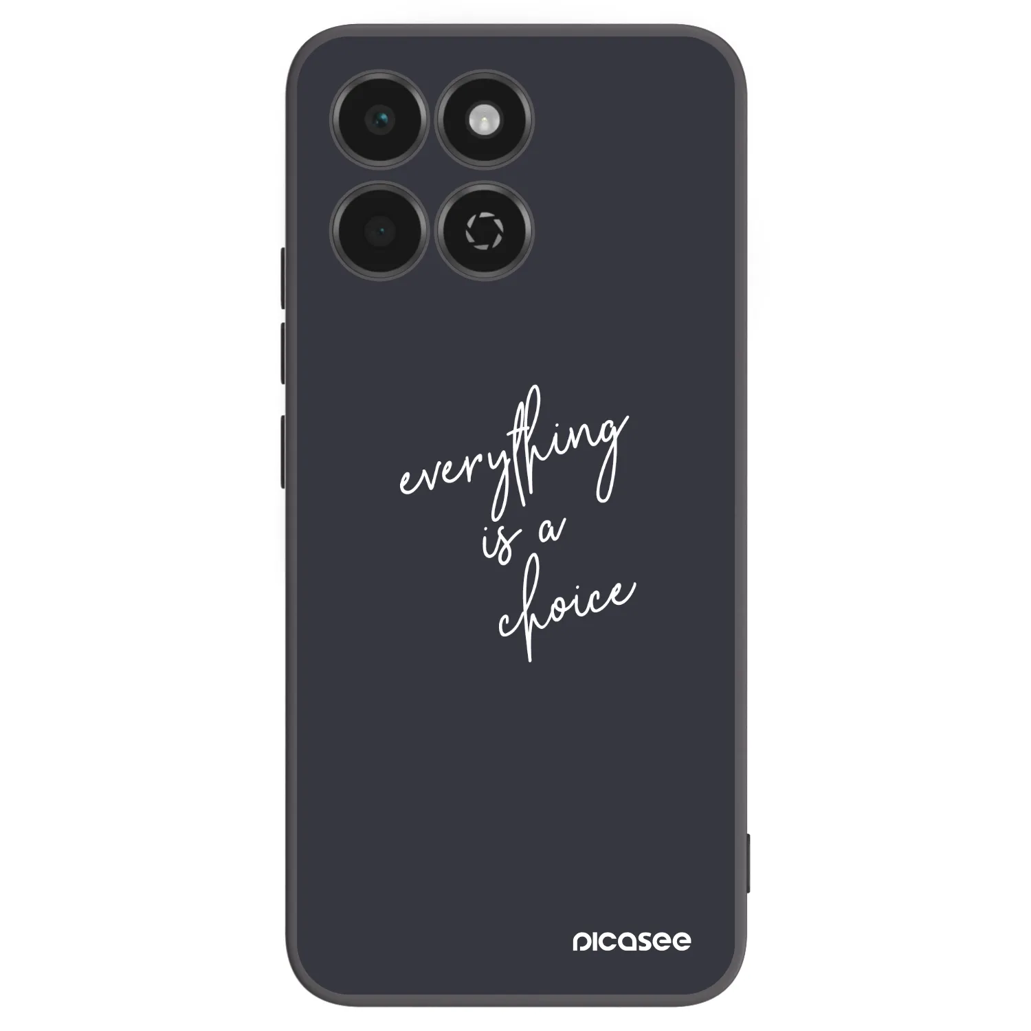Picasee crna silikonska maskica za Honor 200 Smart 5G - Everything is a choice