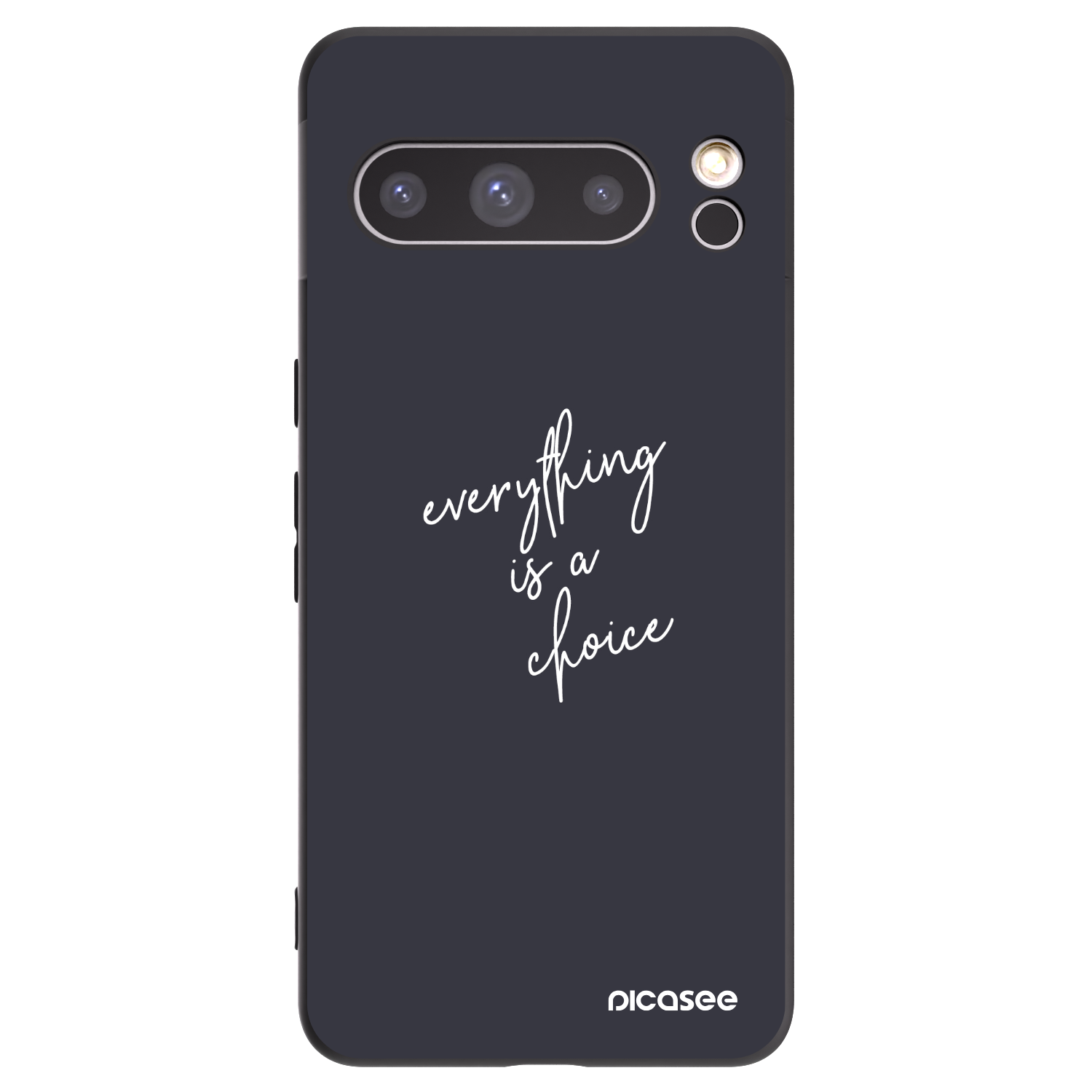 Picasee crna silikonska maskica za Google Pixel 8 Pro - Everything is a choice