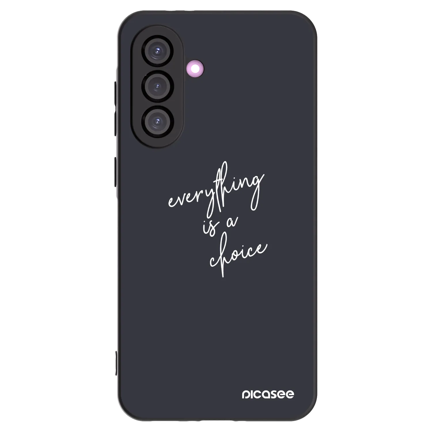 Picasee crna silikonska maskica za Samsung Galaxy A56 5G A566B - Everything is a choice