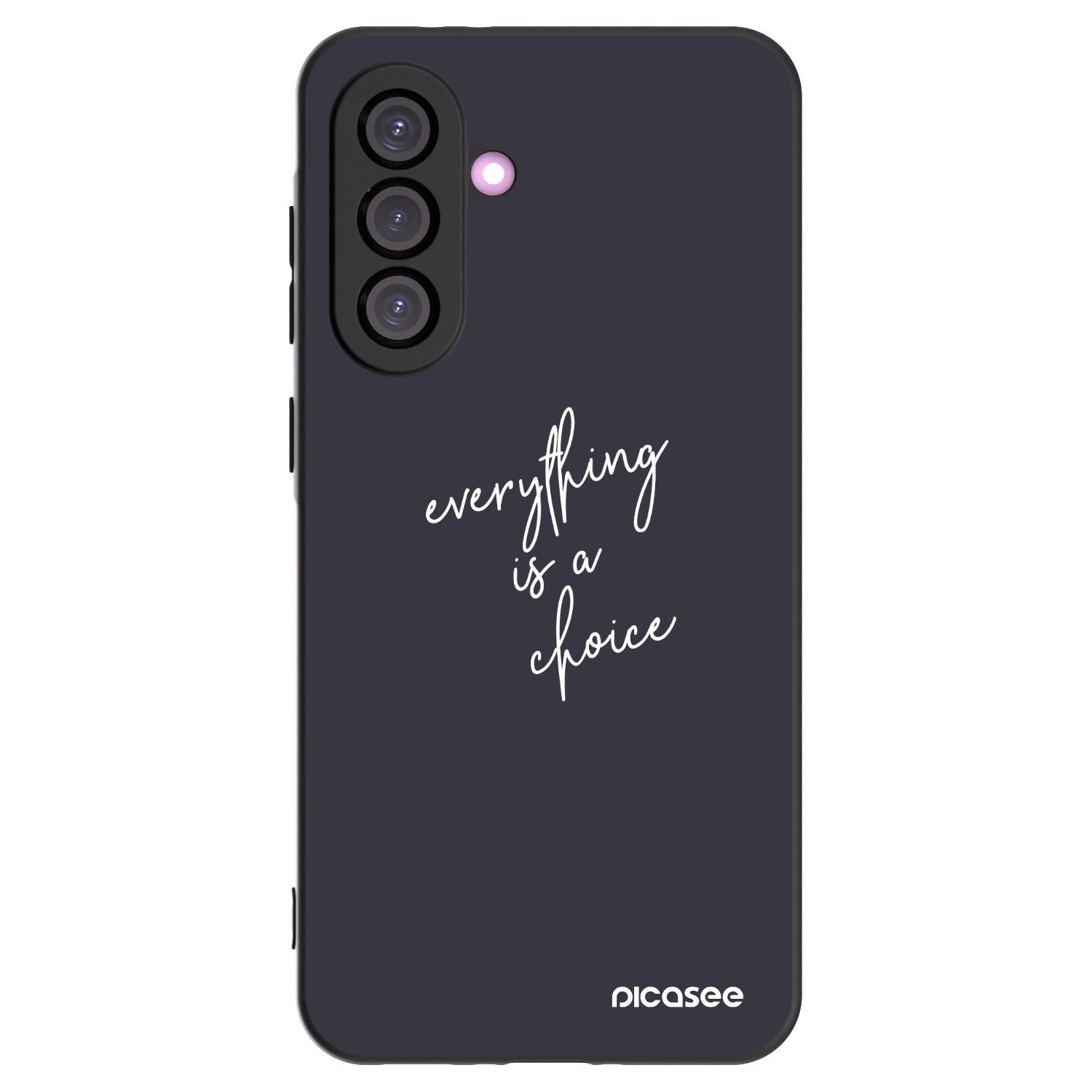 Picasee crna silikonska maskica za Samsung Galaxy A36 5G - Everything is a choice