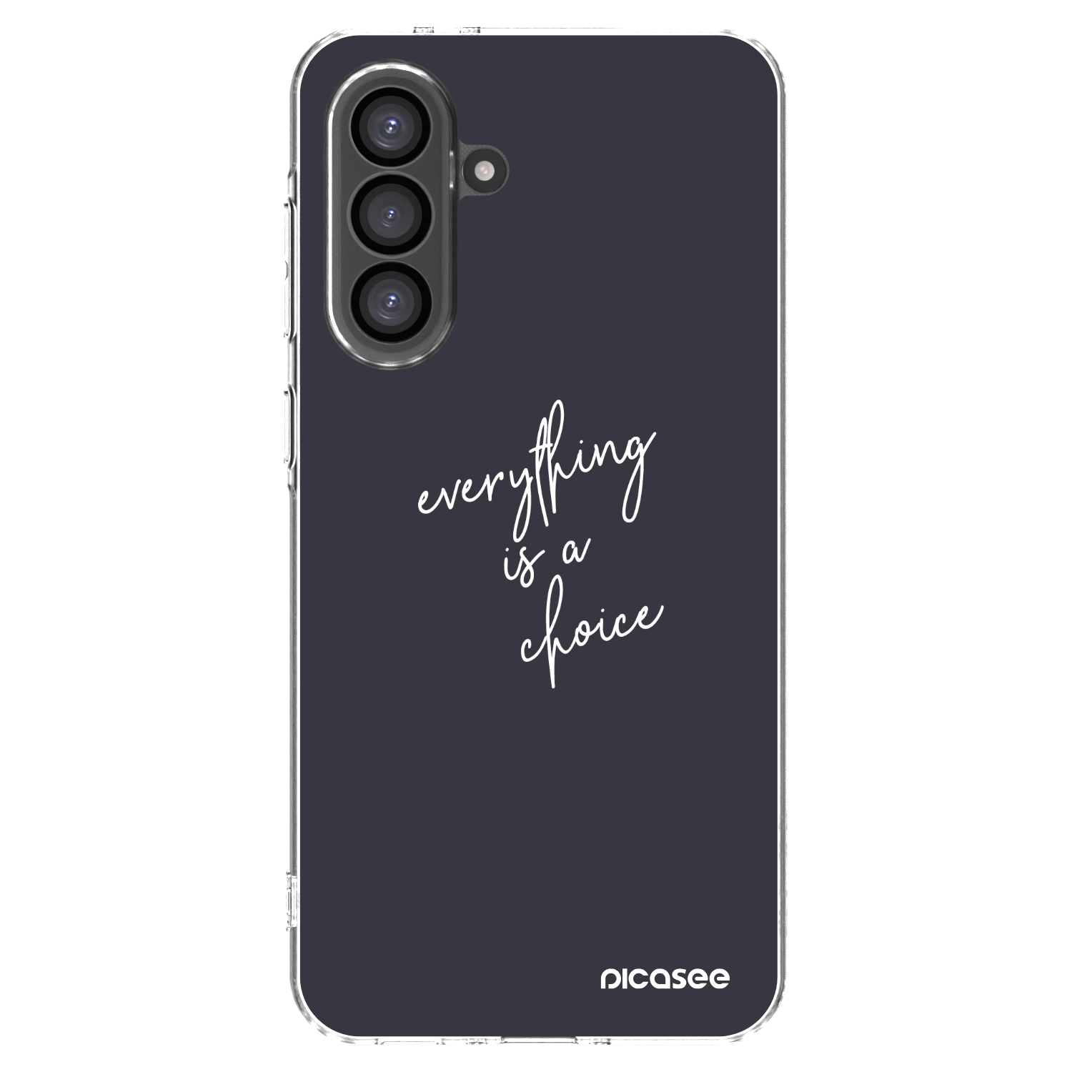 Picasee silikonska prozirna maskica za Samsung Galaxy A36 5G - Everything is a choice