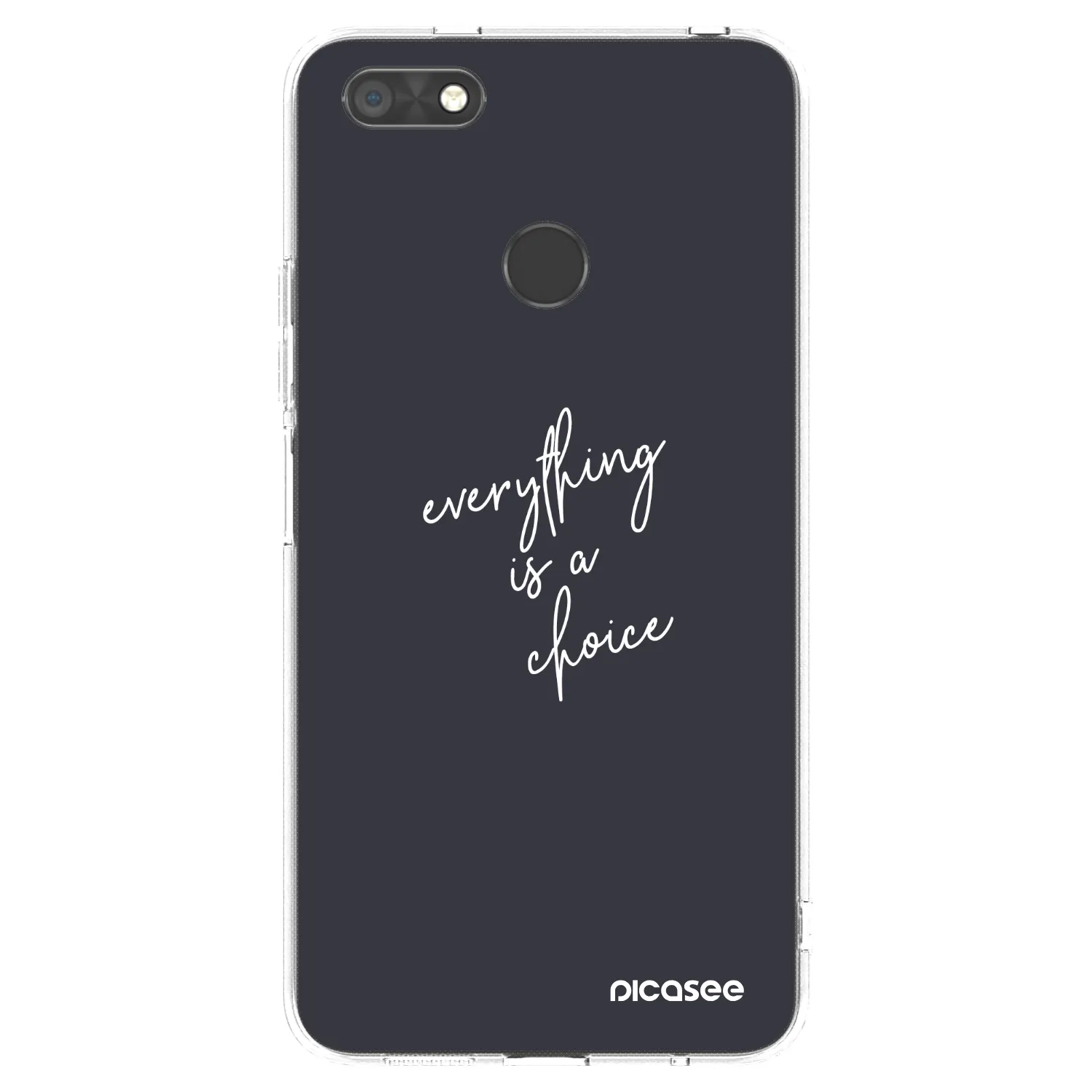 Picasee silikonska prozirna maskica za Huawei P9 Lite Mini - Everything is a choice
