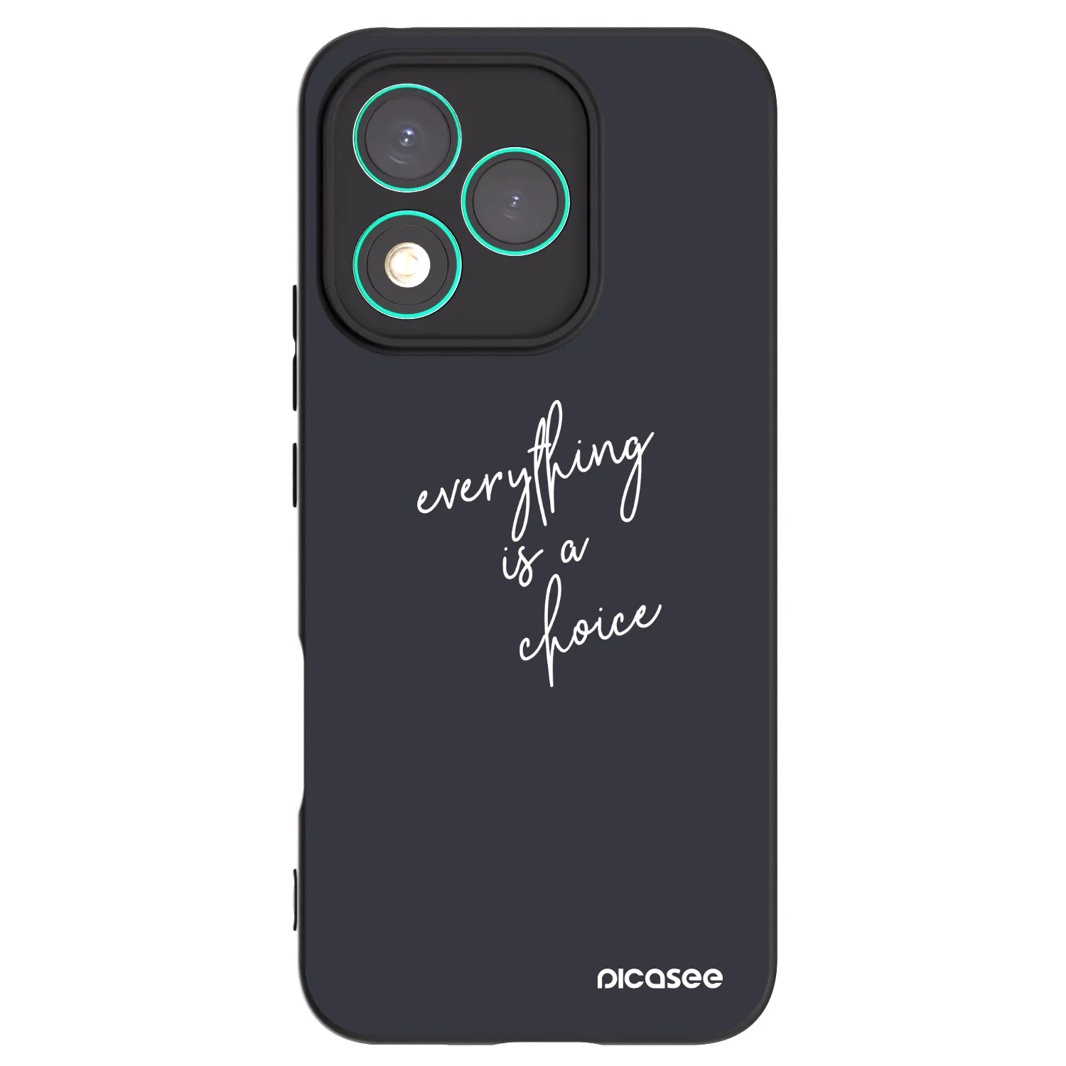 Picasee crna silikonska maskica za Honor 400 Lite 5G - Everything is a choice
