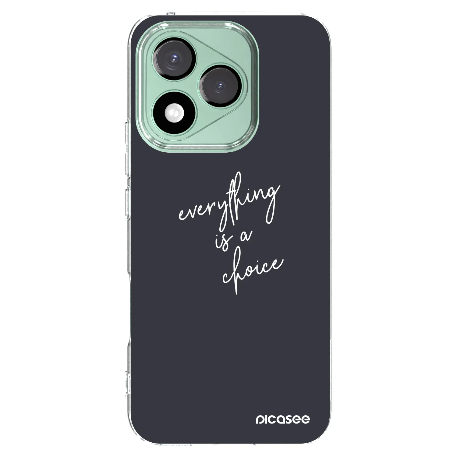 Picasee silikonska prozirna maskica za Honor 400 Lite 5G - Everything is a choice