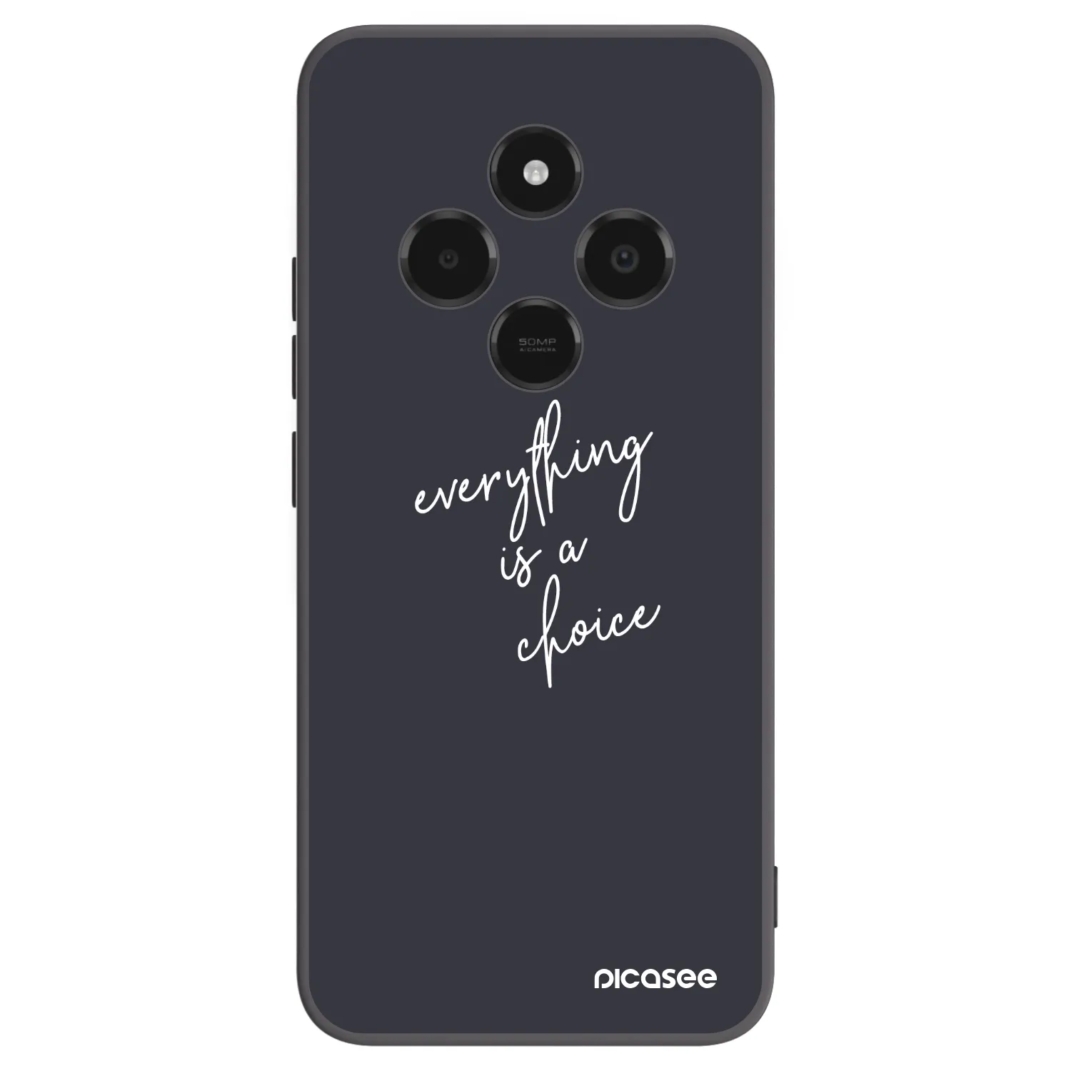 Picasee crna silikonska maskica za Xiaomi Poco C75 - Everything is a choice