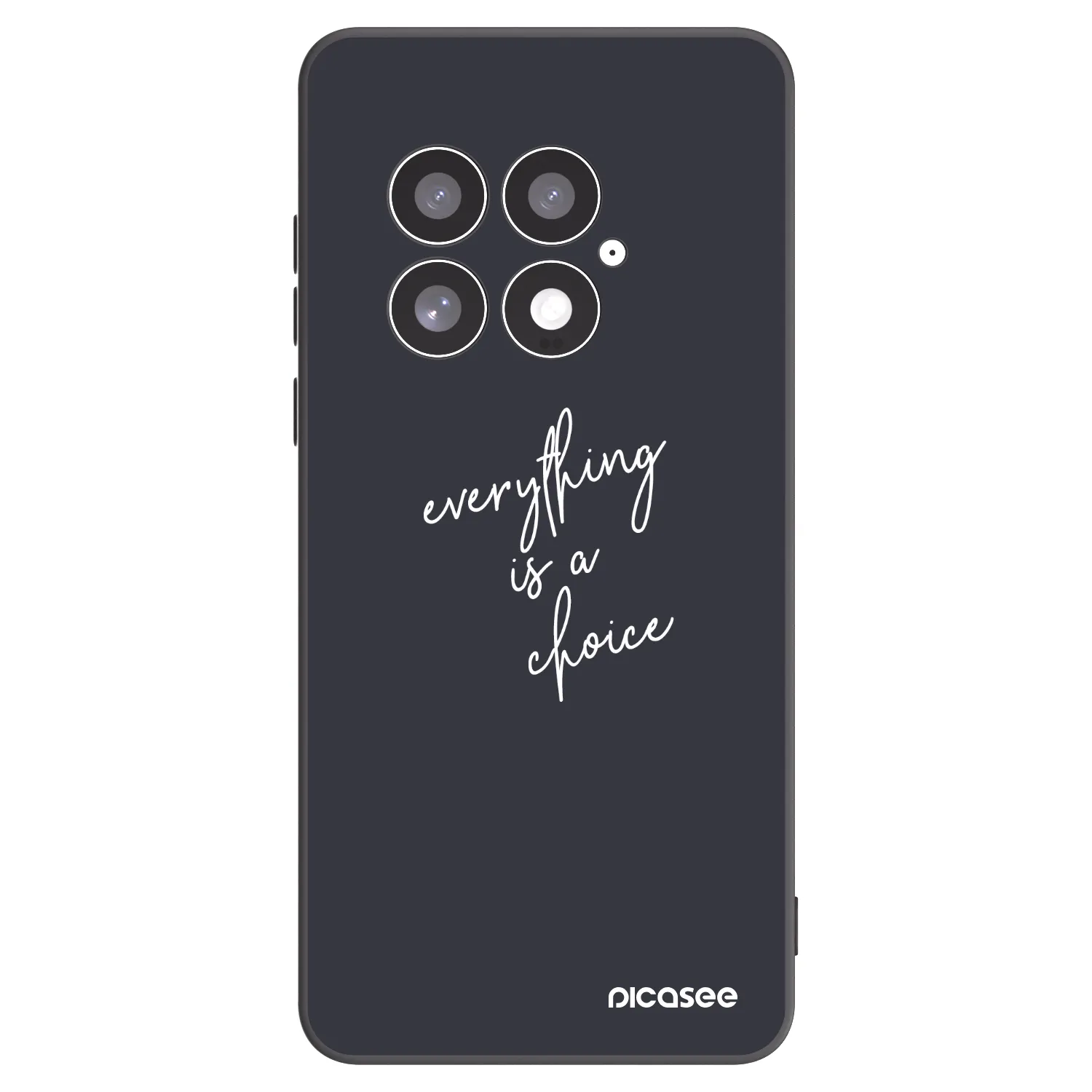 Picasee crna silikonska maskica za OnePlus 13 5G - Everything is a choice