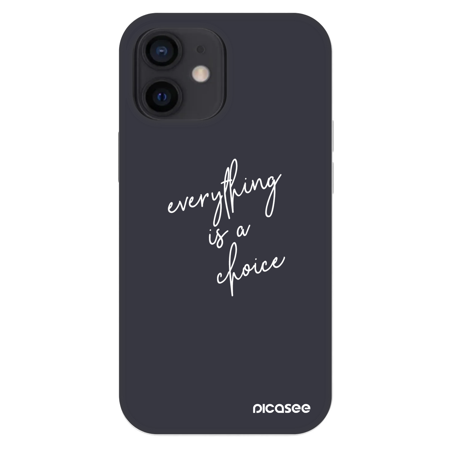 Picasee Fashion Case za Apple iPhone 12 mini - Everything is a choice