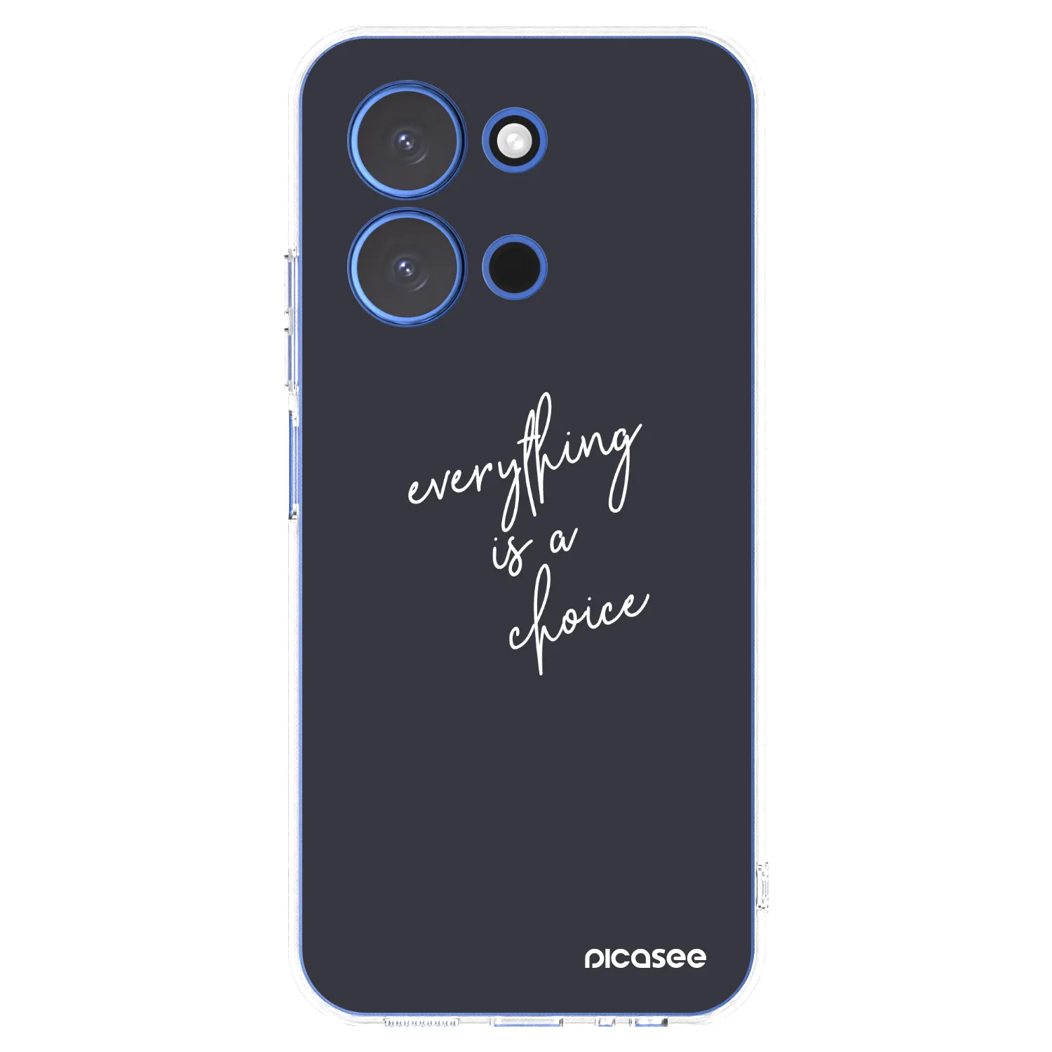 Picasee silikonska prozirna maskica za Xiaomi Redmi 15C 4G - Everything is a choice