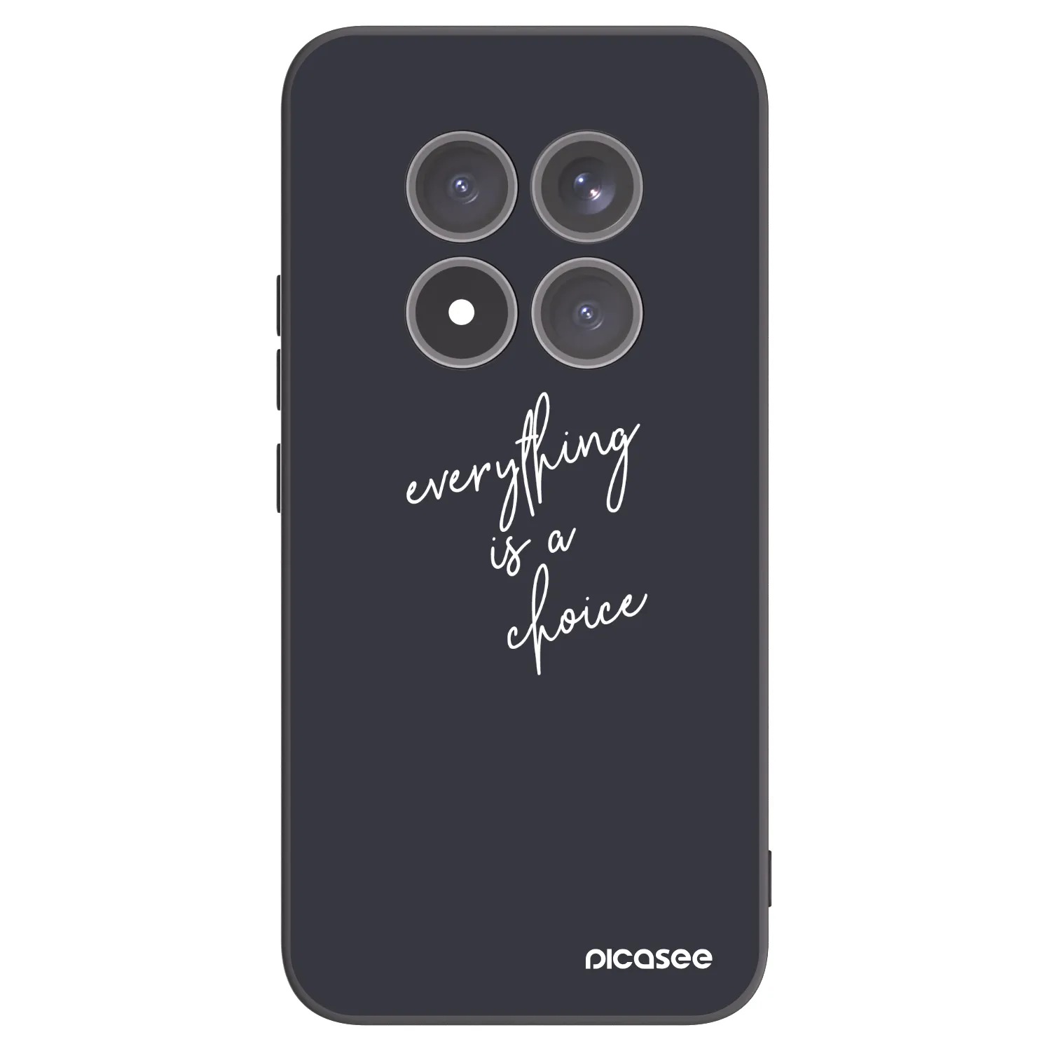 Picasee crna silikonska maskica za Xiaomi Redmi Note 15 Pro+ - Everything is a choice