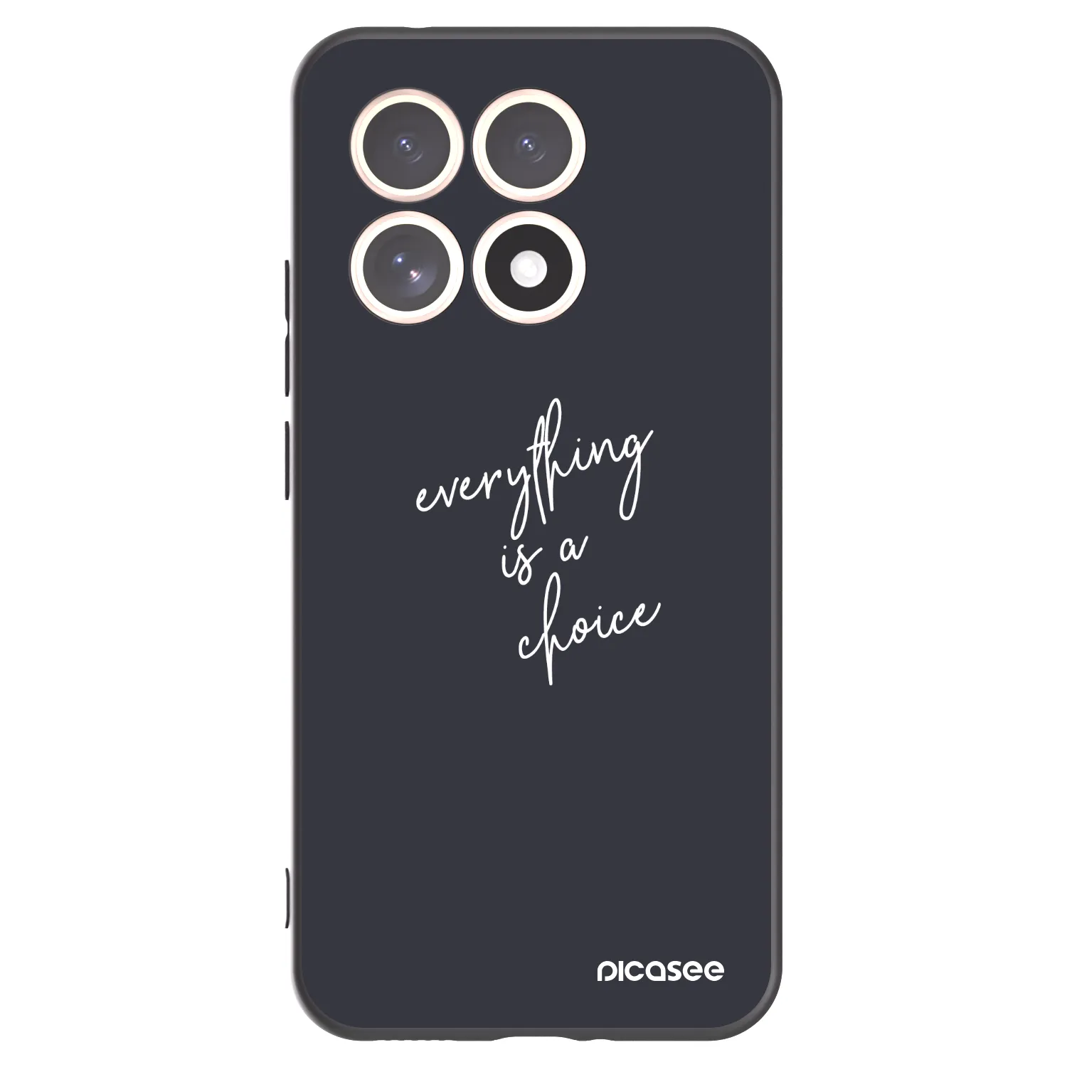 Picasee crna silikonska maskica za Xiaomi 15T - Everything is a choice