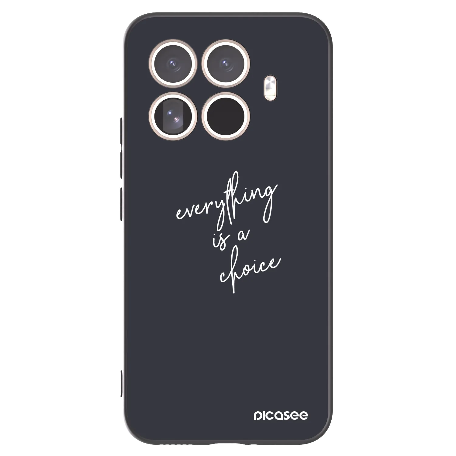 Picasee crna silikonska maskica za Xiaomi 15T Pro - Everything is a choice