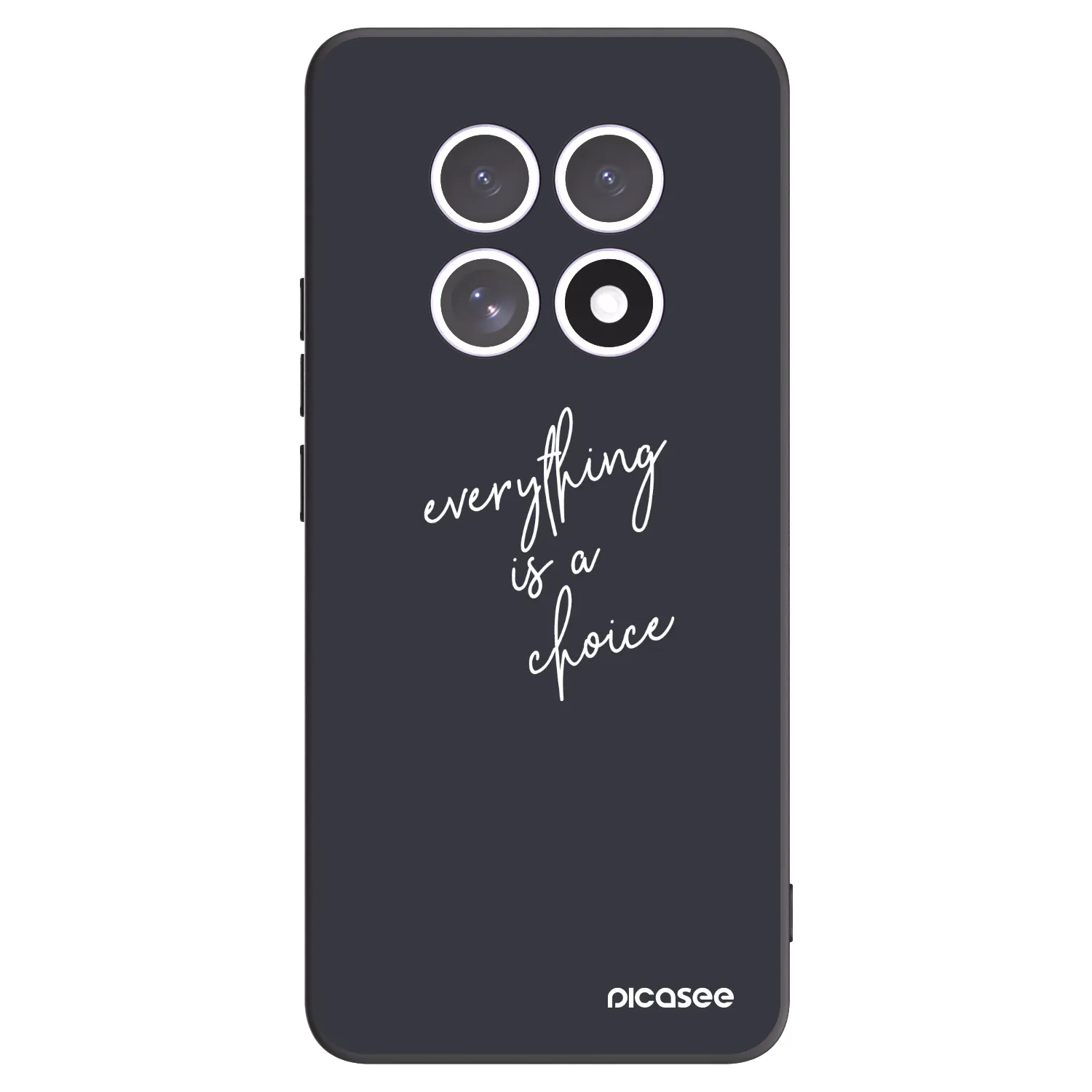 Picasee crna silikonska maskica za Xiaomi Redmi Note 15 - Everything is a choice