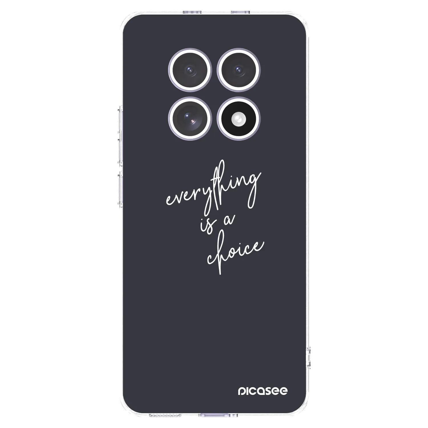 Picasee silikonska prozirna maskica za Xiaomi Redmi Note 15 - Everything is a choice