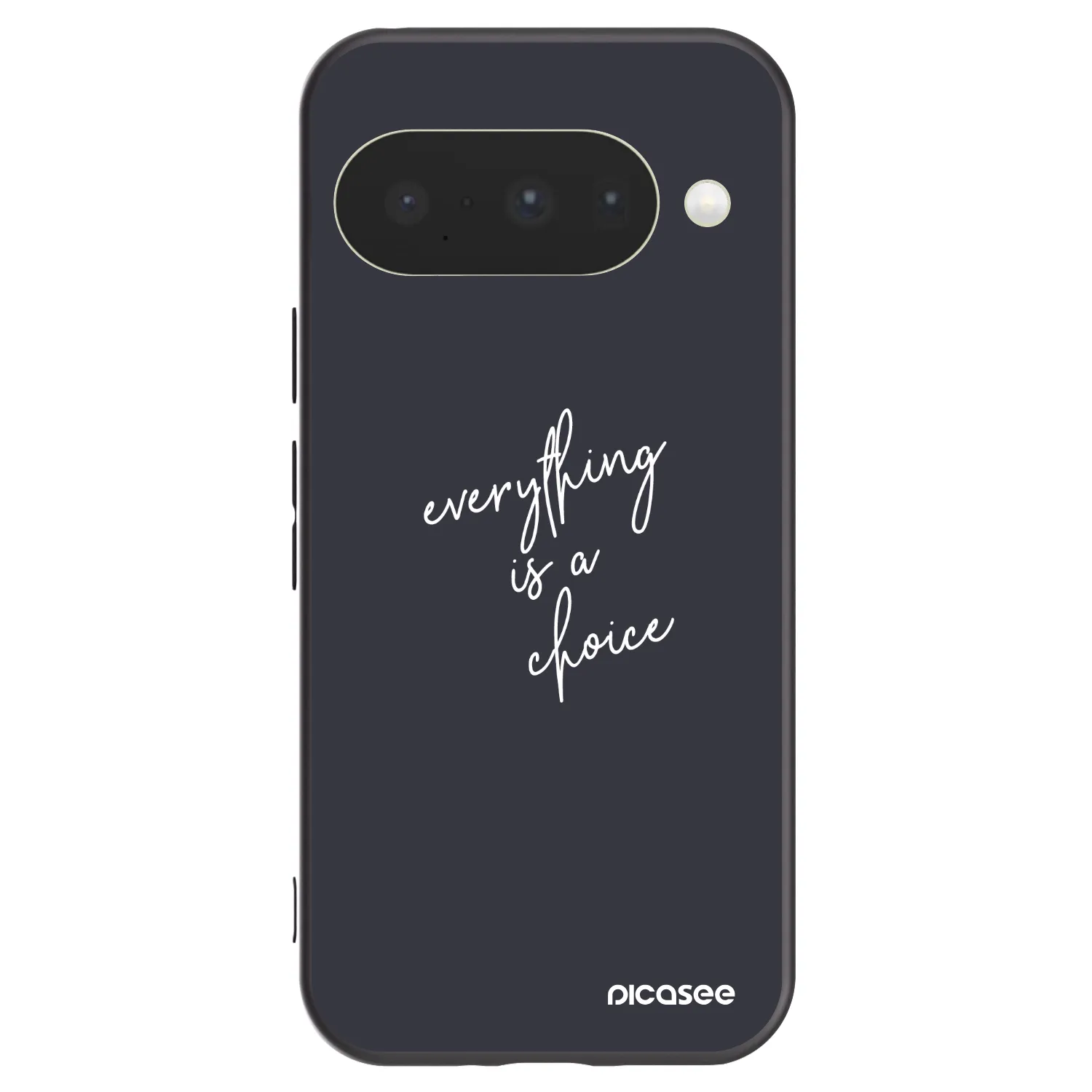 Picasee crna silikonska maskica za Google Pixel 10 - Everything is a choice