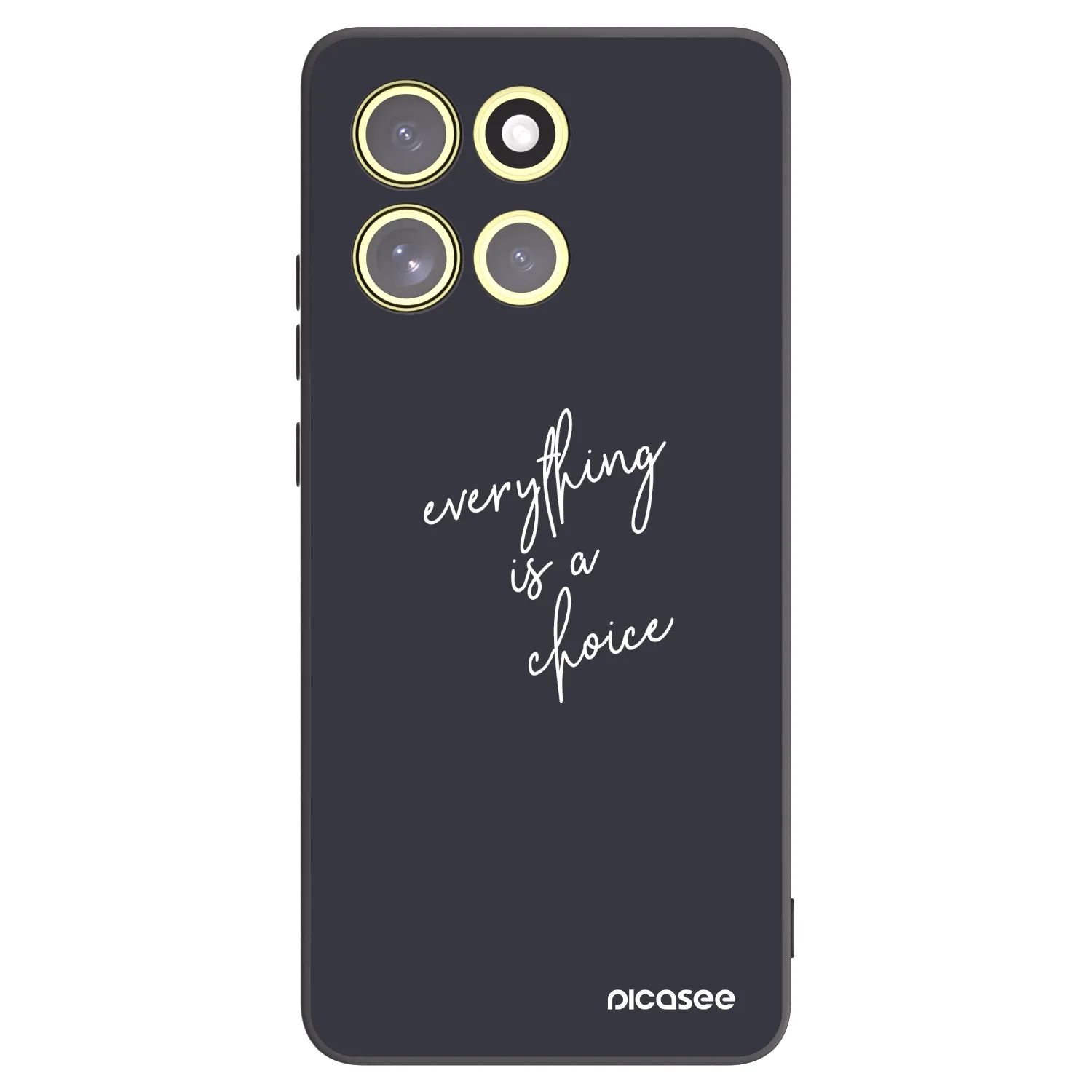 Picasee crna silikonska maskica za Motorola Moto G86 Power 5G - Everything is a choice