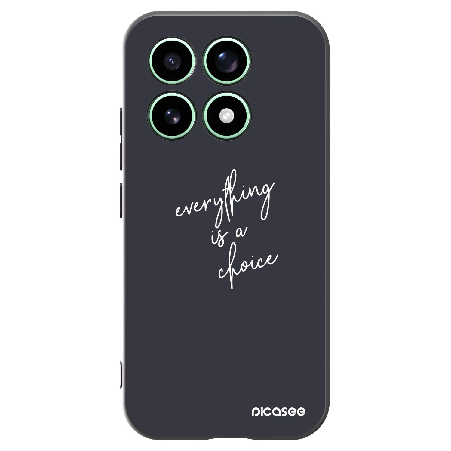 Picasee crna silikonska maskica za Xiaomi 17 - Everything is a choice