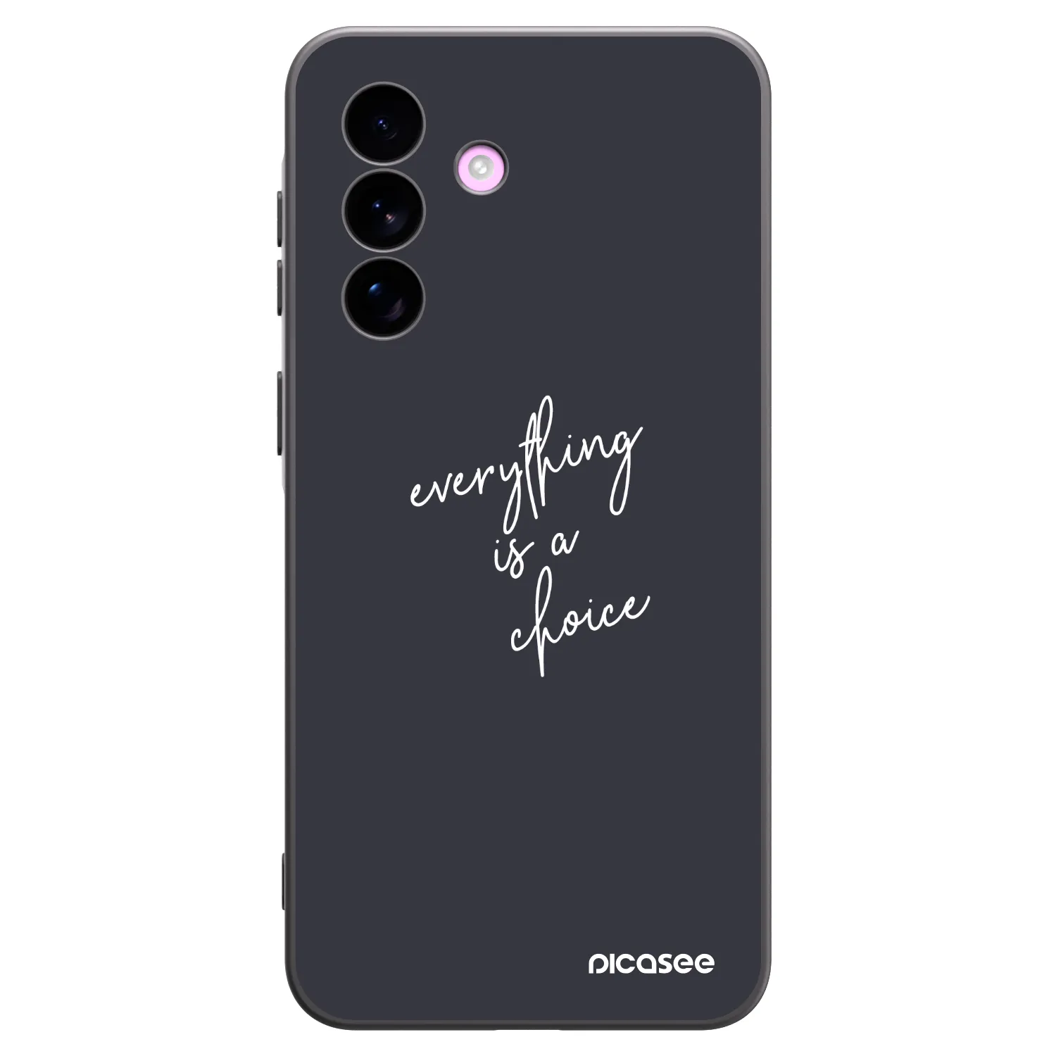 Picasee crna silikonska maskica za Samsung Galaxy A57 5G - Everything is a choice