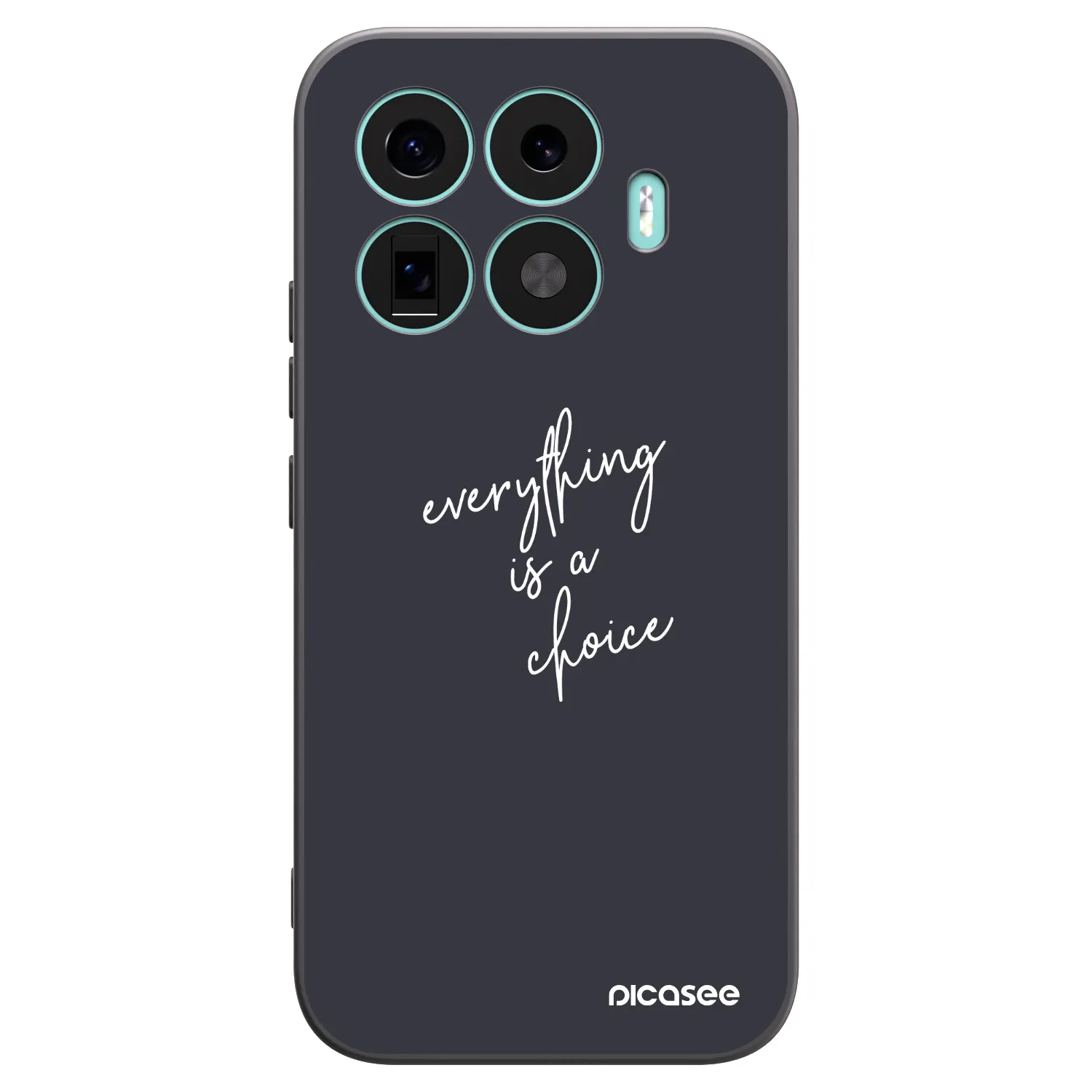Picasee crna silikonska maskica za Xiaomi 17T - Everything is a choice