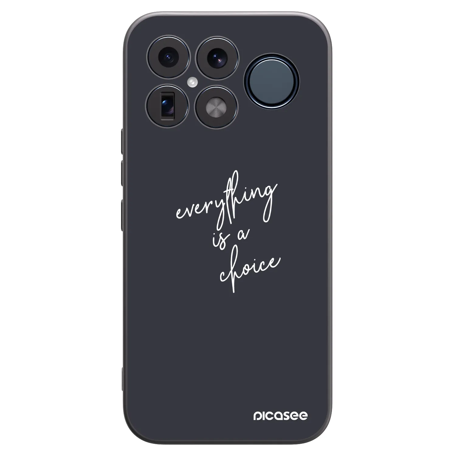 Crna silikonska maskica za Xiaomi Poco F8 Ultra - Everything is a choice