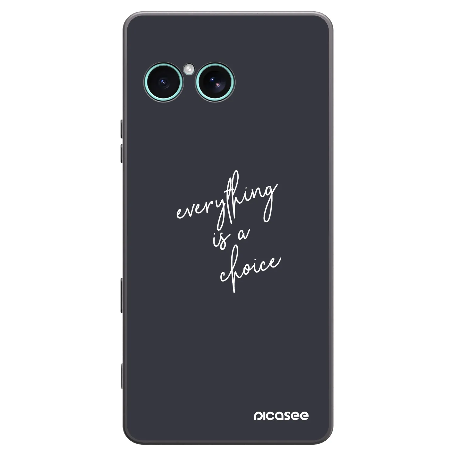 Picasee crna silikonska maskica za Sony Xperia 10 VII - Everything is a choice