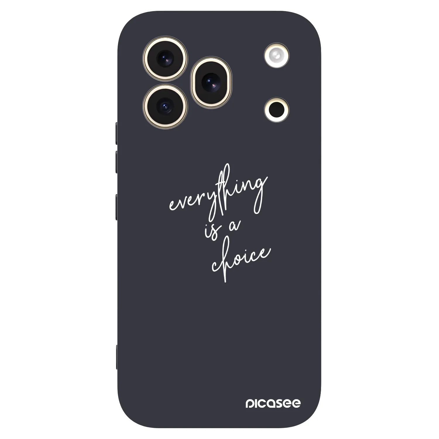Picasee crna silikonska maskica za Honor 600 Pro - Everything is a choice