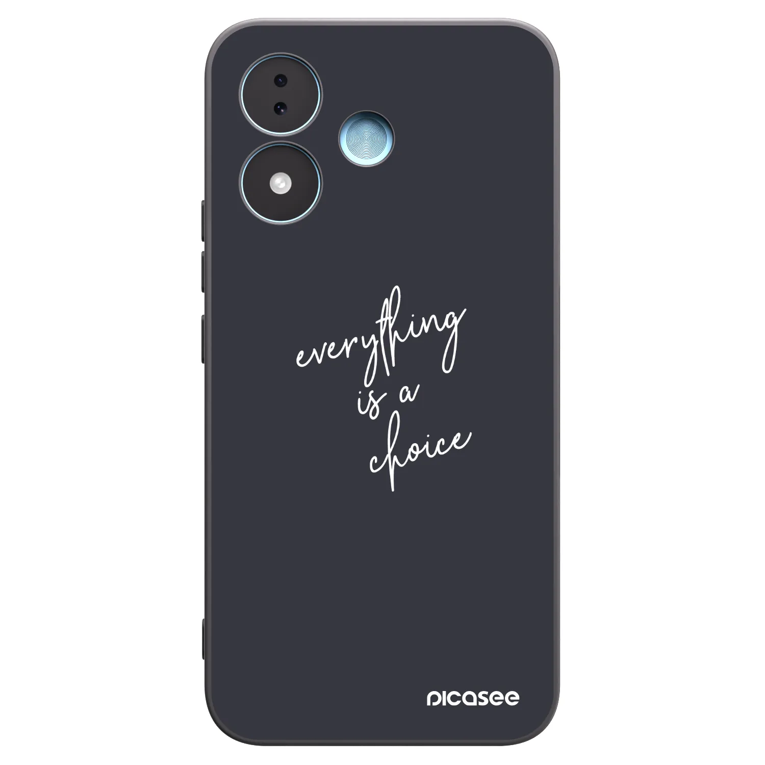 Picasee crna silikonska maskica za Xiaomi Redmi Note 17 5G - Everything is a choice