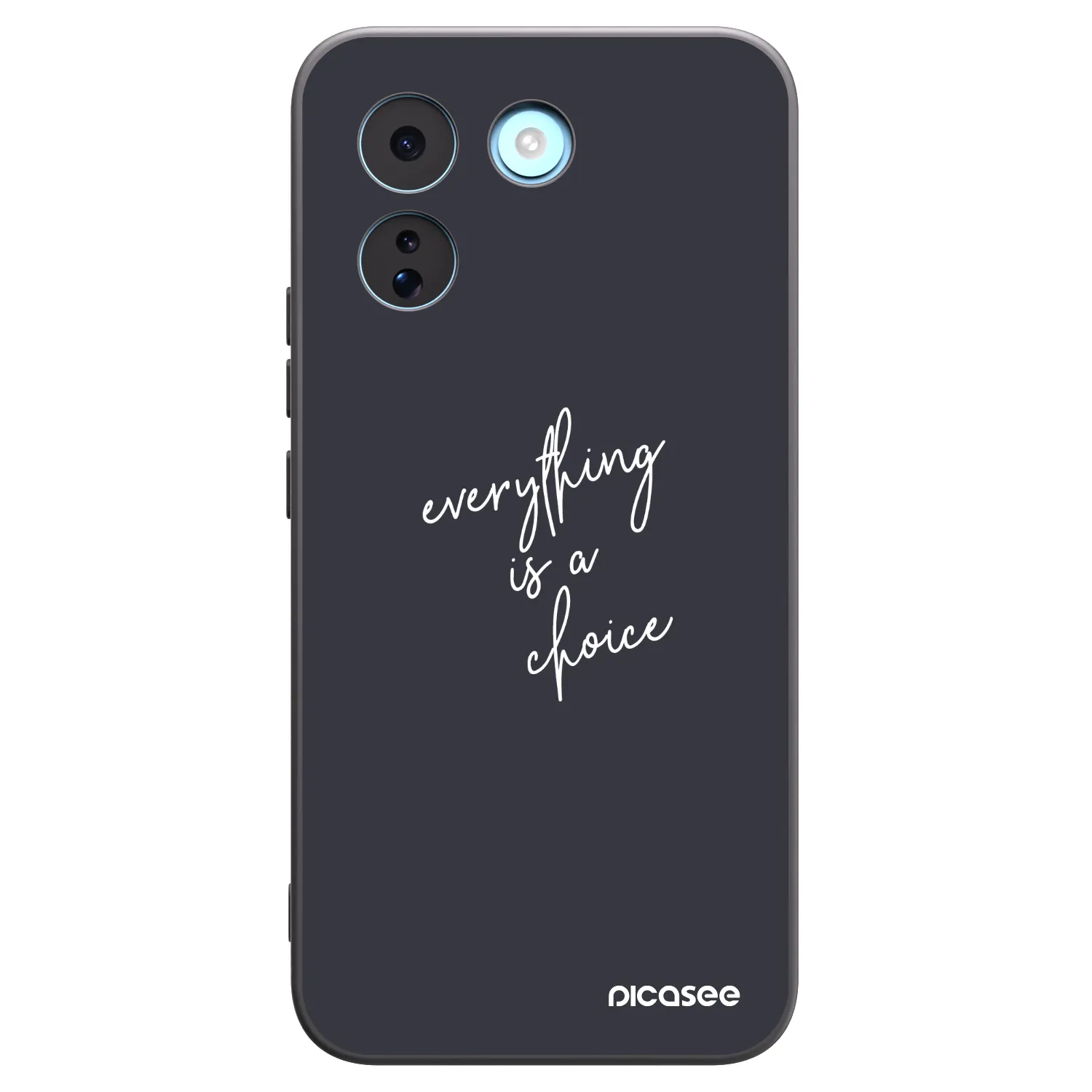 Picasee crna silikonska maskica za Xiaomi Redmi Note 17 Pro MAX 5G - Everything is a choice