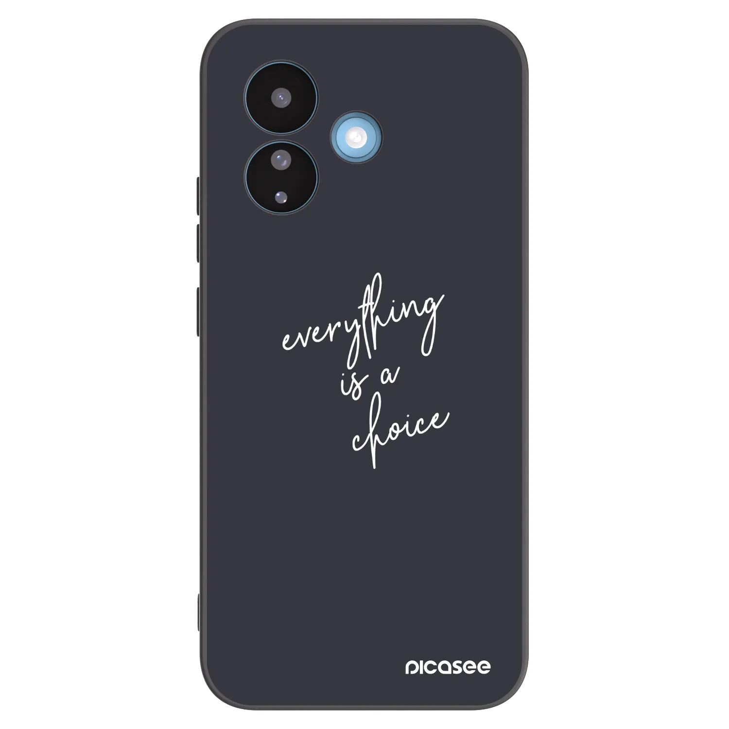 Picasee crna silikonska maskica za Xiaomi Redmi Note 17 Pro 5G - Everything is a choice