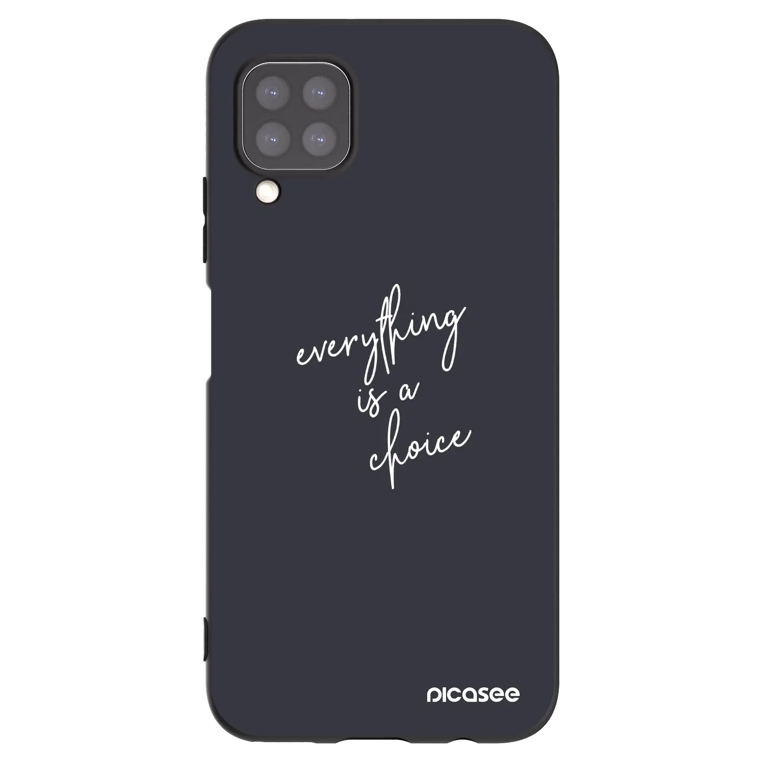 Picasee crna silikonska maskica za Huawei P40 Lite - Everything is a choice