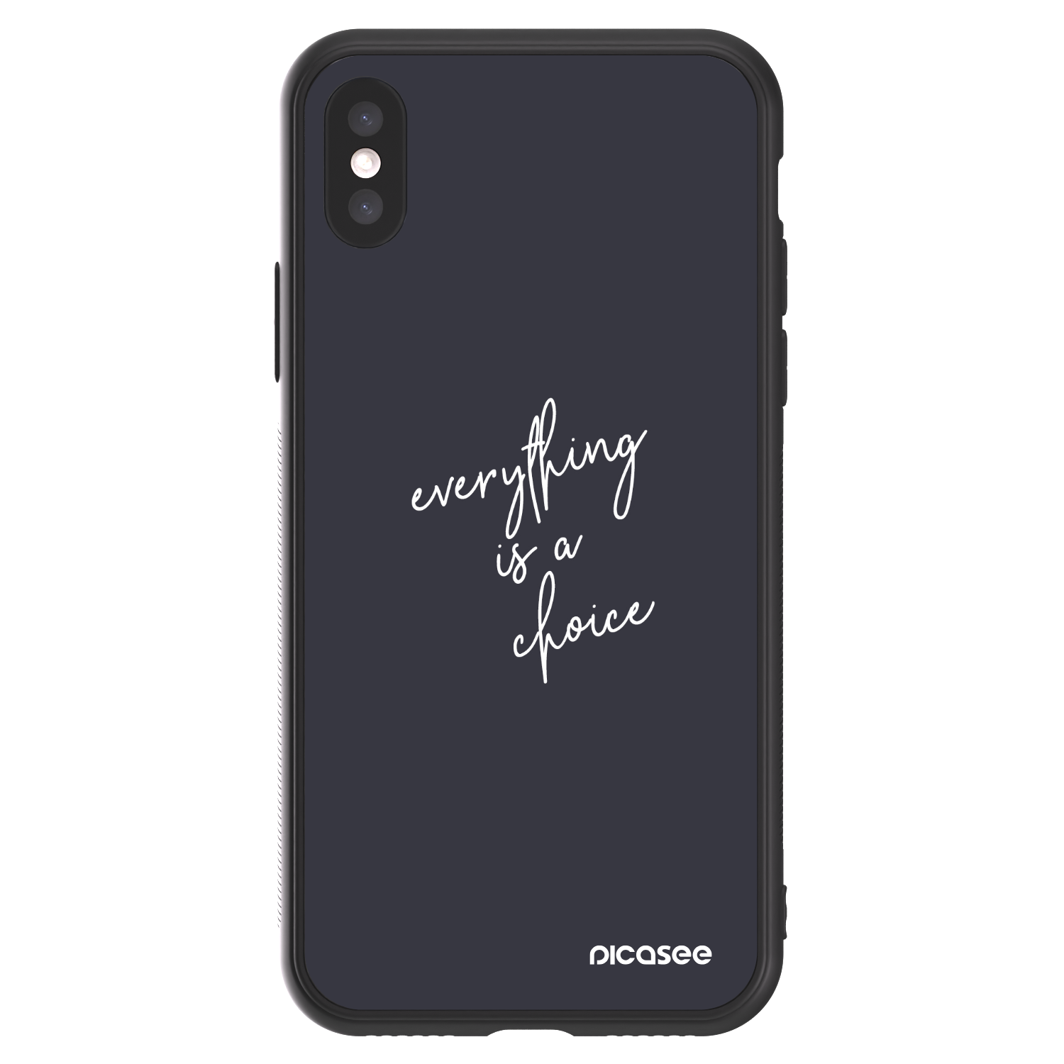 Picasee ULTIMATE CASE za Apple iPhone X/XS - Everything is a choice
