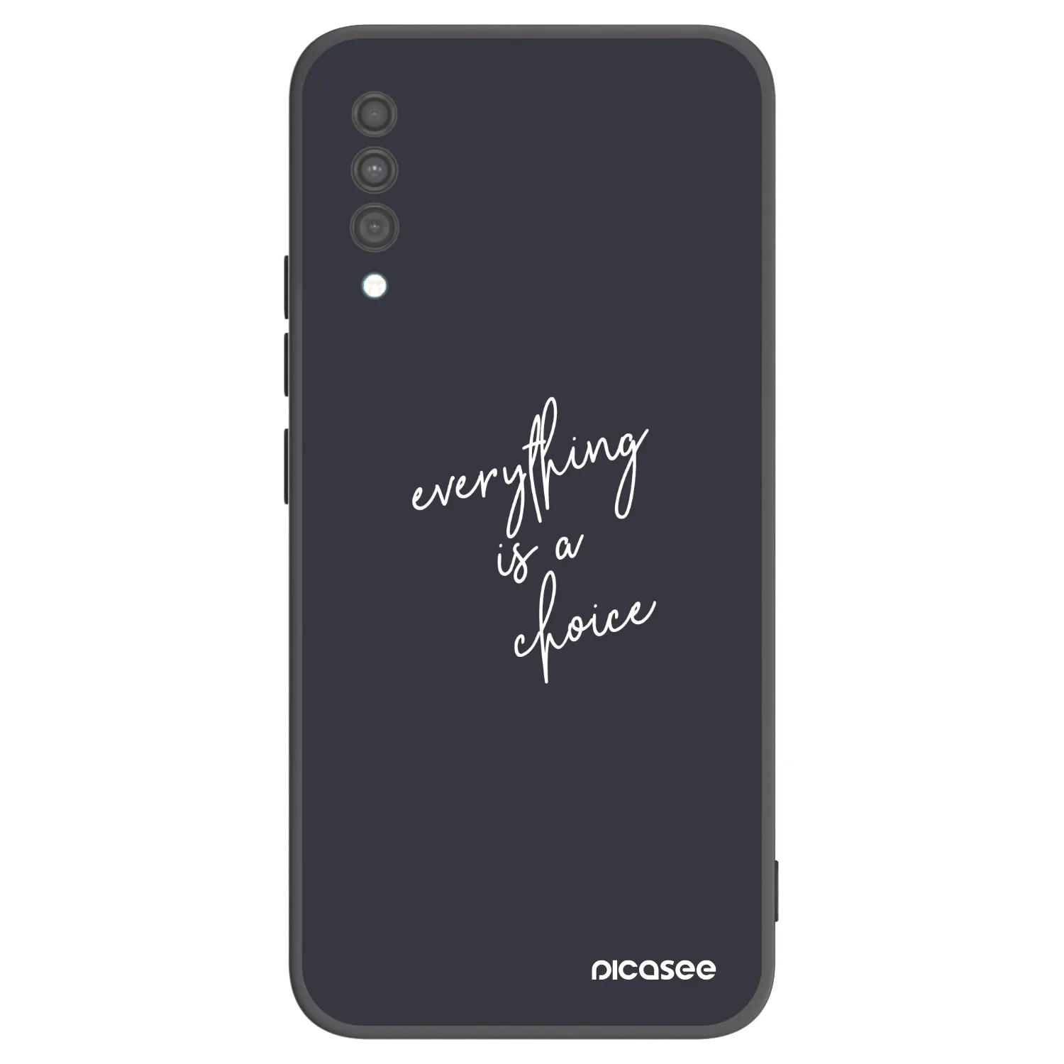 Picasee crna silikonska maskica za Samsung Galaxy A30s A307F - Everything is a choice