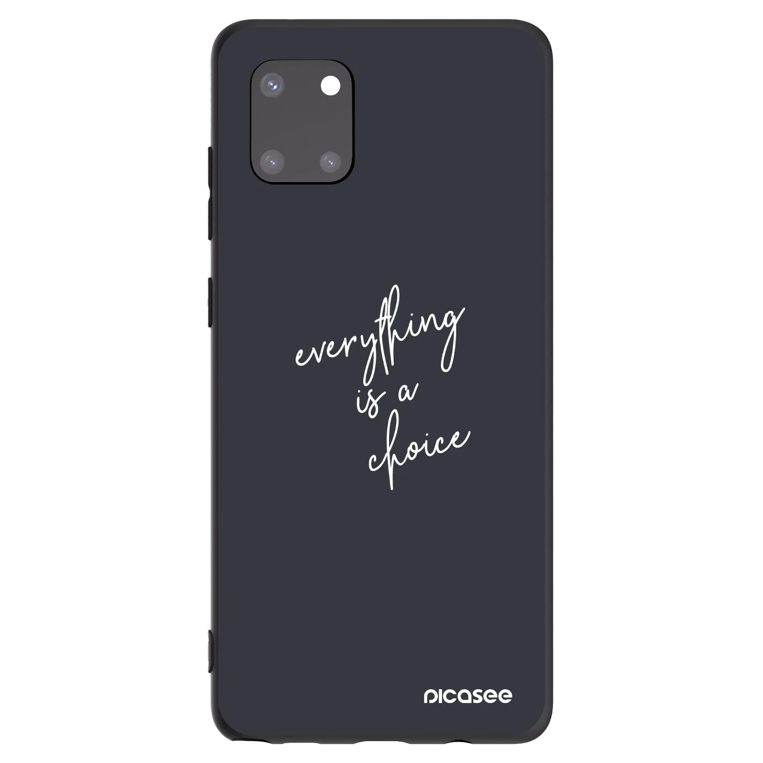 Picasee crna silikonska maskica za Samsung Galaxy Note 10 Lite N770F - Everything is a choice