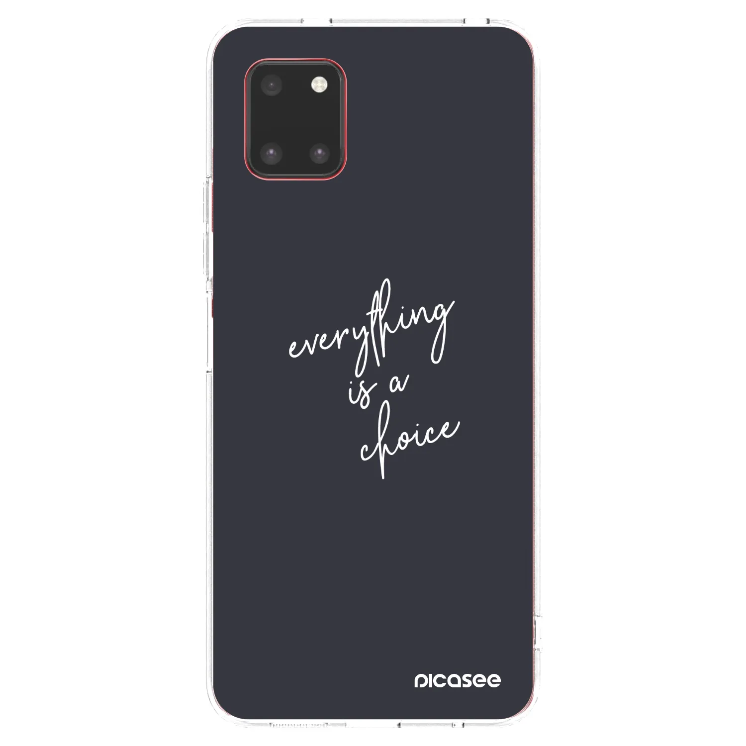 Picasee silikonska prozirna maskica za Samsung Galaxy Note 10 Lite N770F - Everything is a choice