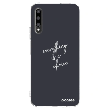 Picasee silikonska prozirna maskica za Honor 9X Pro - Everything is a choice