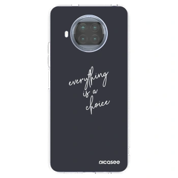 Picasee silikonska prozirna maskica za Xiaomi Mi 10T Lite - Everything is a choice