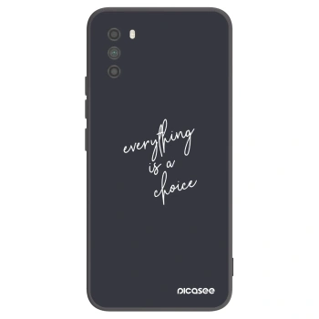 Picasee crna silikonska maskica za Xiaomi Poco M3 - Everything is a choice